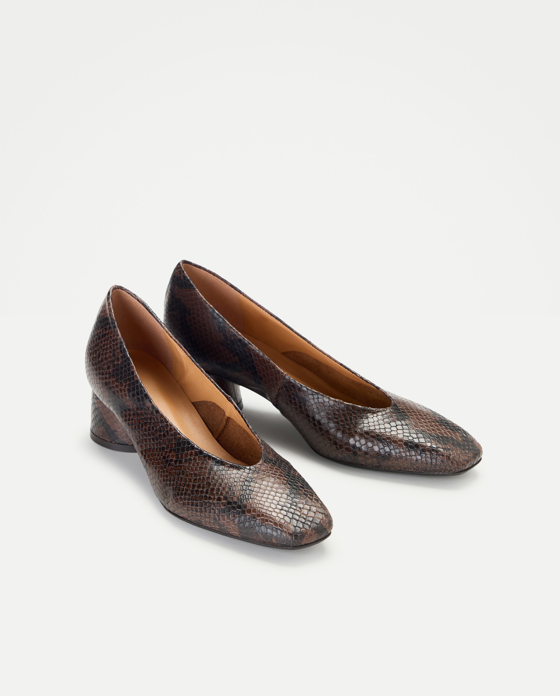 Zapato tacón, sin forro esencial - Latouche - Marrón Marrón-2