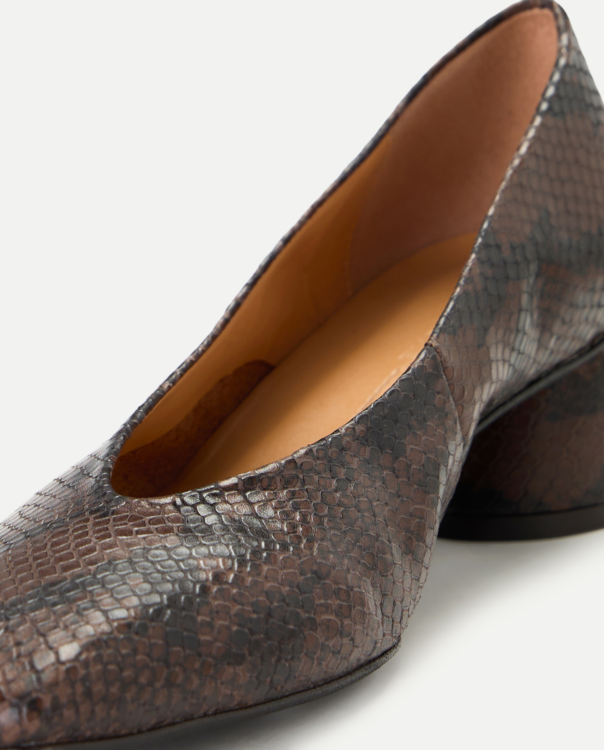 Zapato tacón, sin forro esencial - Latouche - Marrón Marrón-5