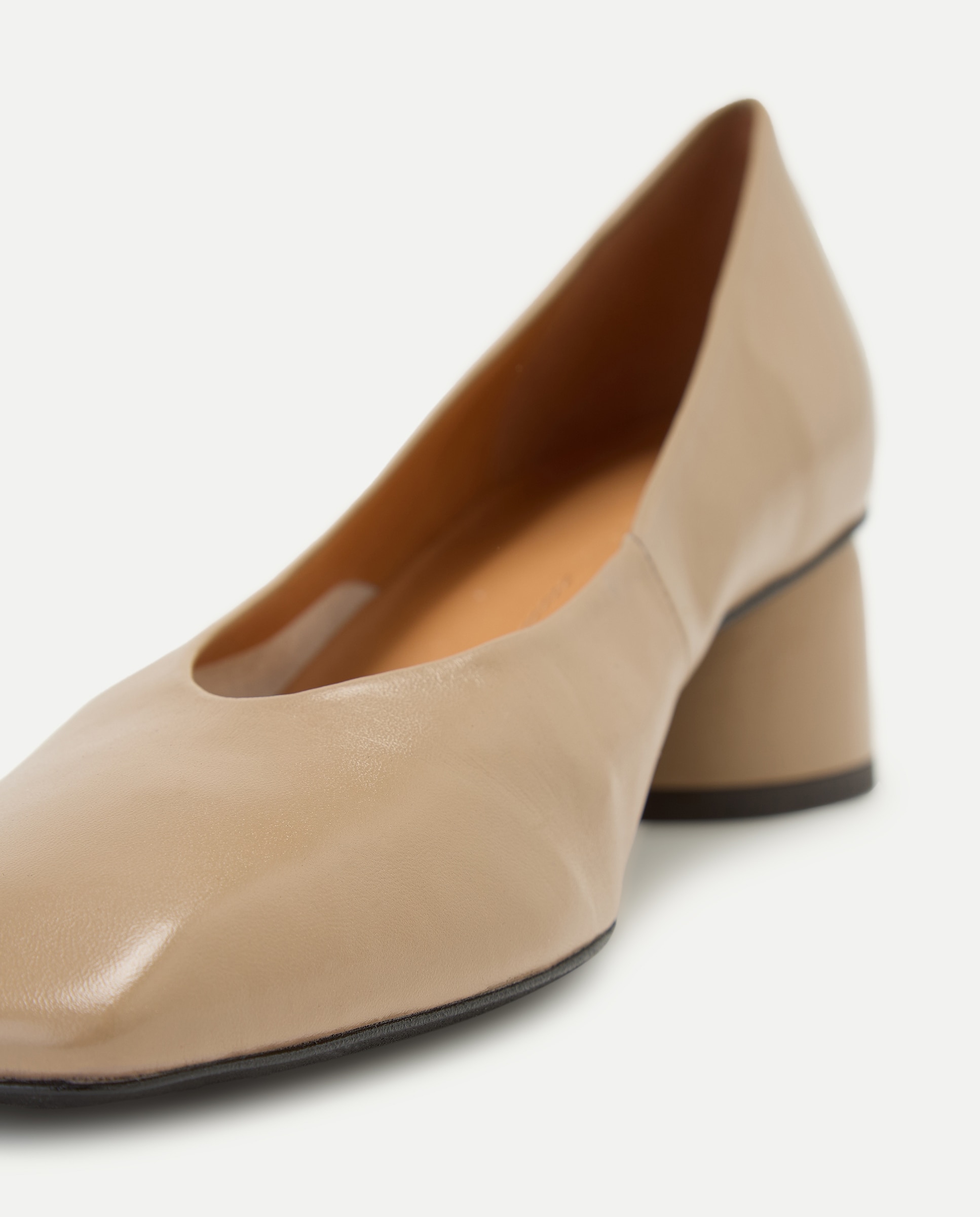 Sapatos de Salto sem Forro Essenciais Bege-5