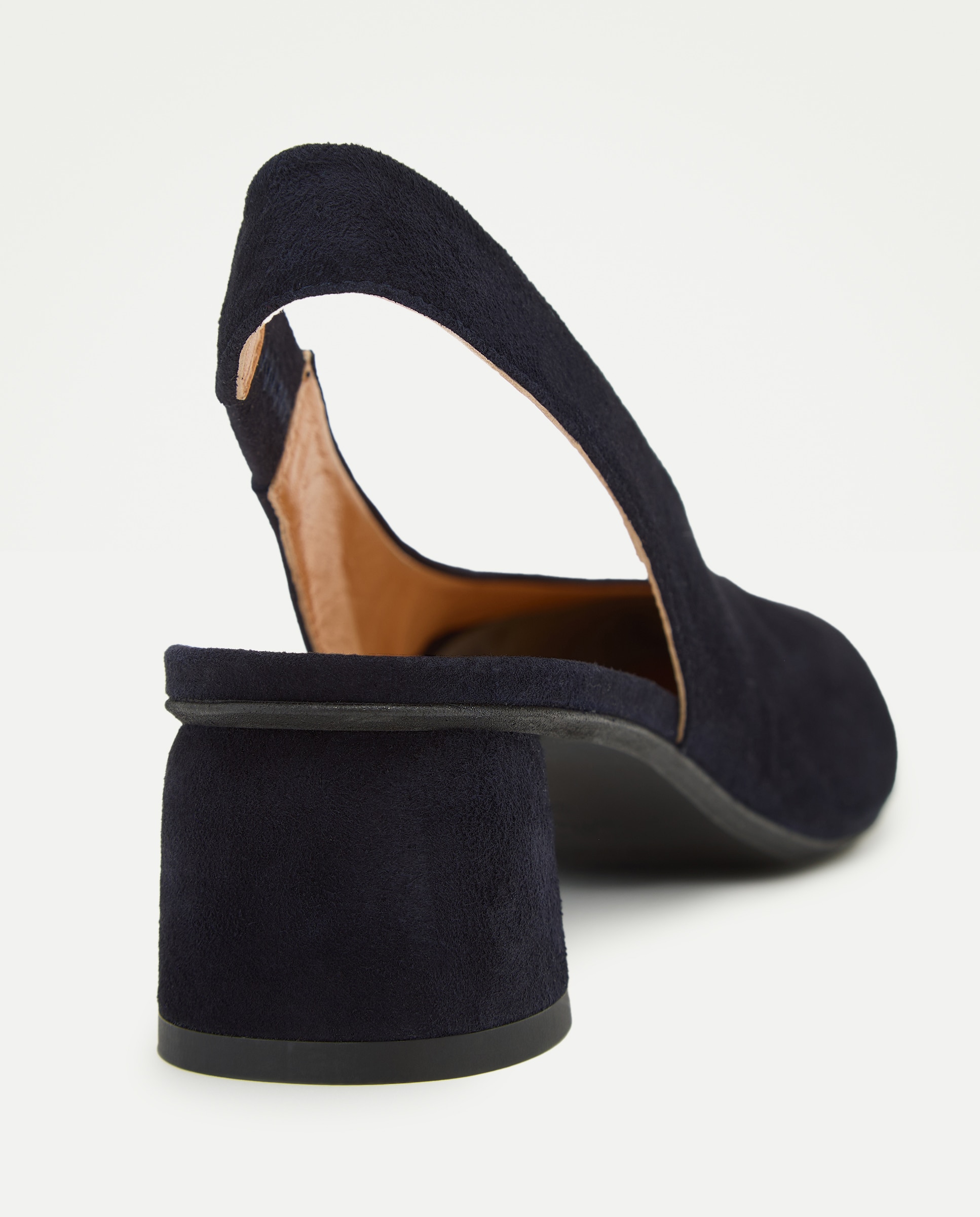 Sapatos de Salto Tipo Mules sem Forro Essenciais 400 Azul-3