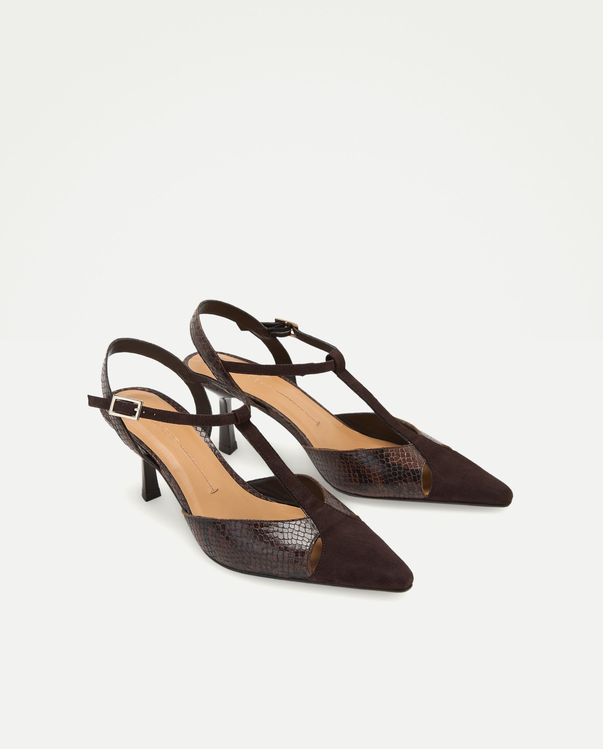 Imagen 2 de Zapato tacón, t combinado - Latouche - Marrón Marrón