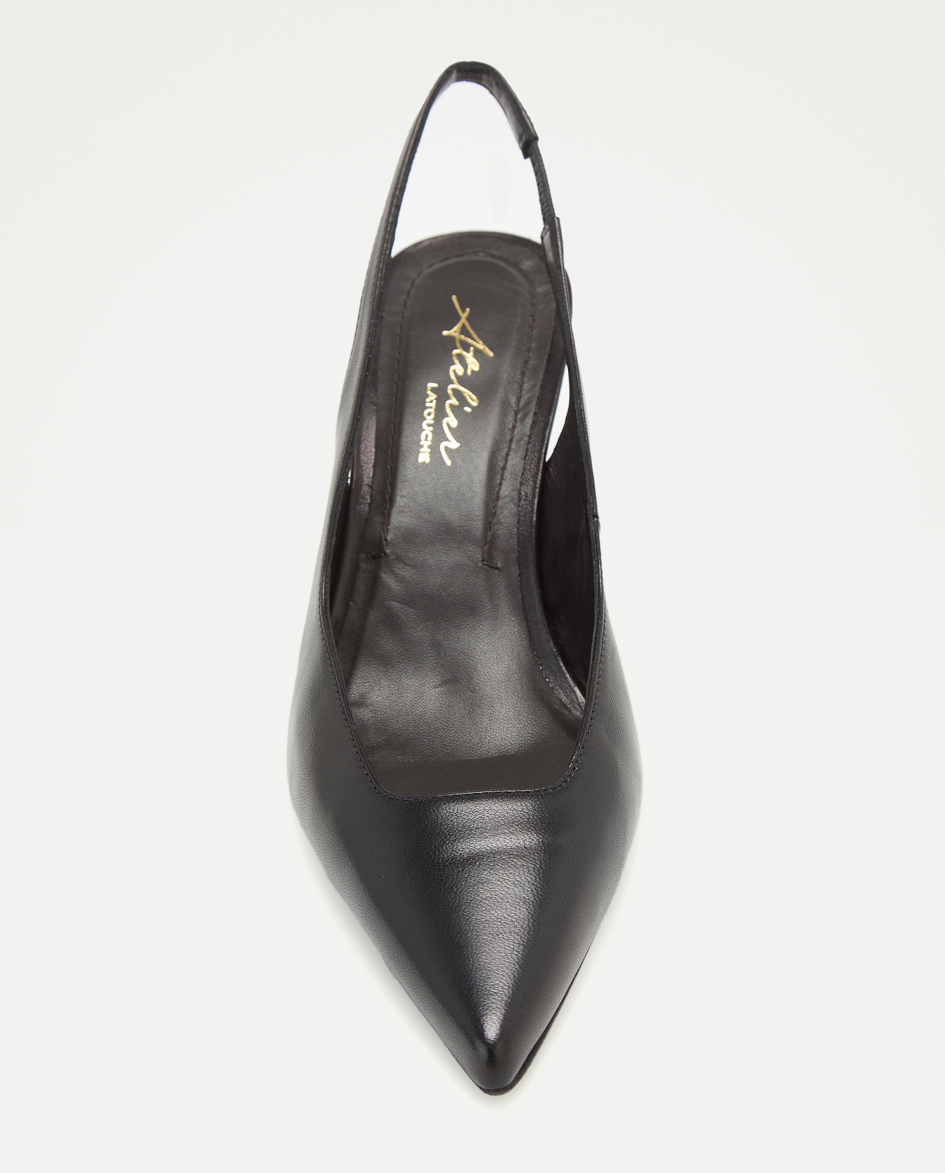 Imagen 4 de Zapato tacón, destalonado fiesta - Latouche - Negro Negro