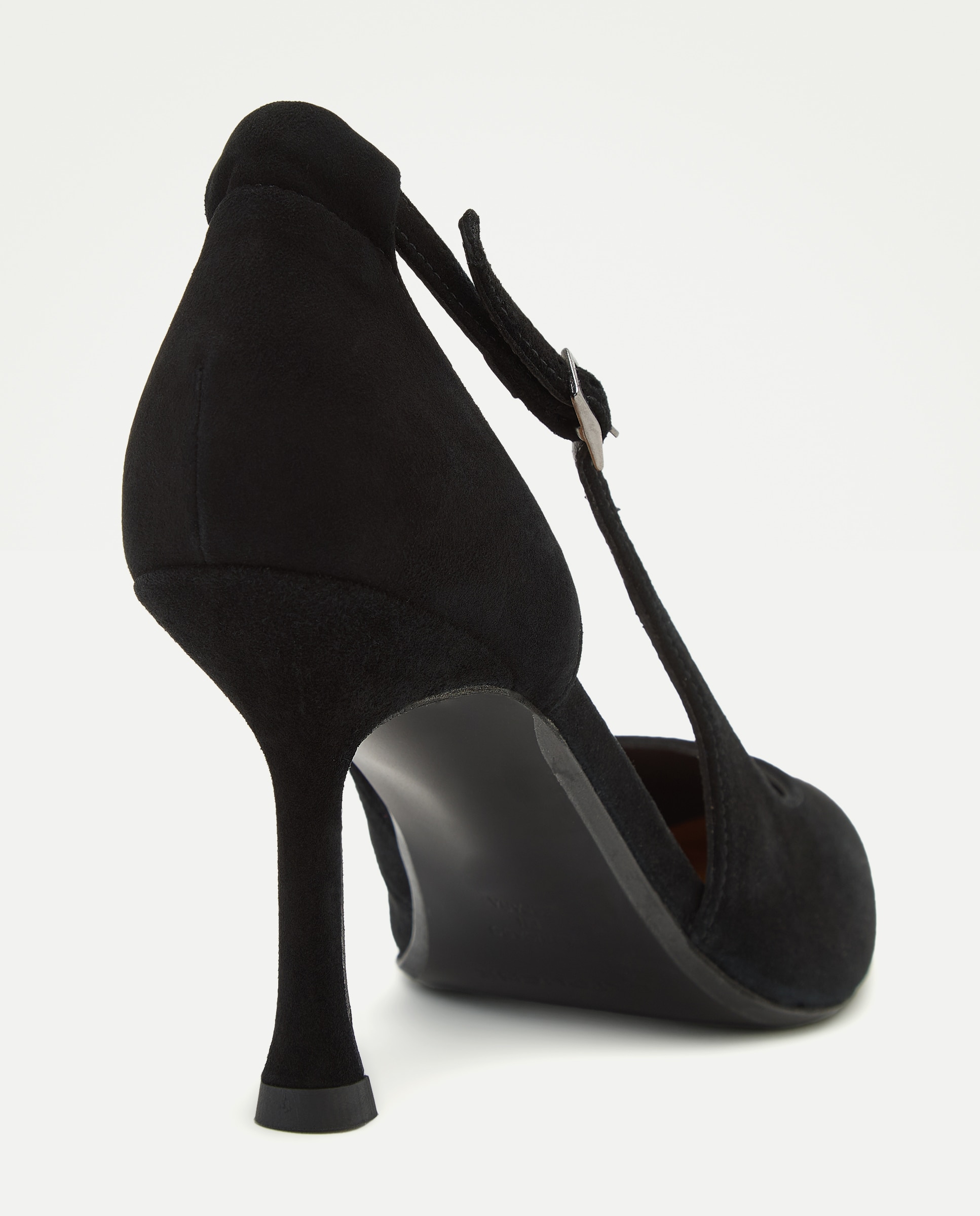 Sapatos de Salto com Aberturas Preto-3