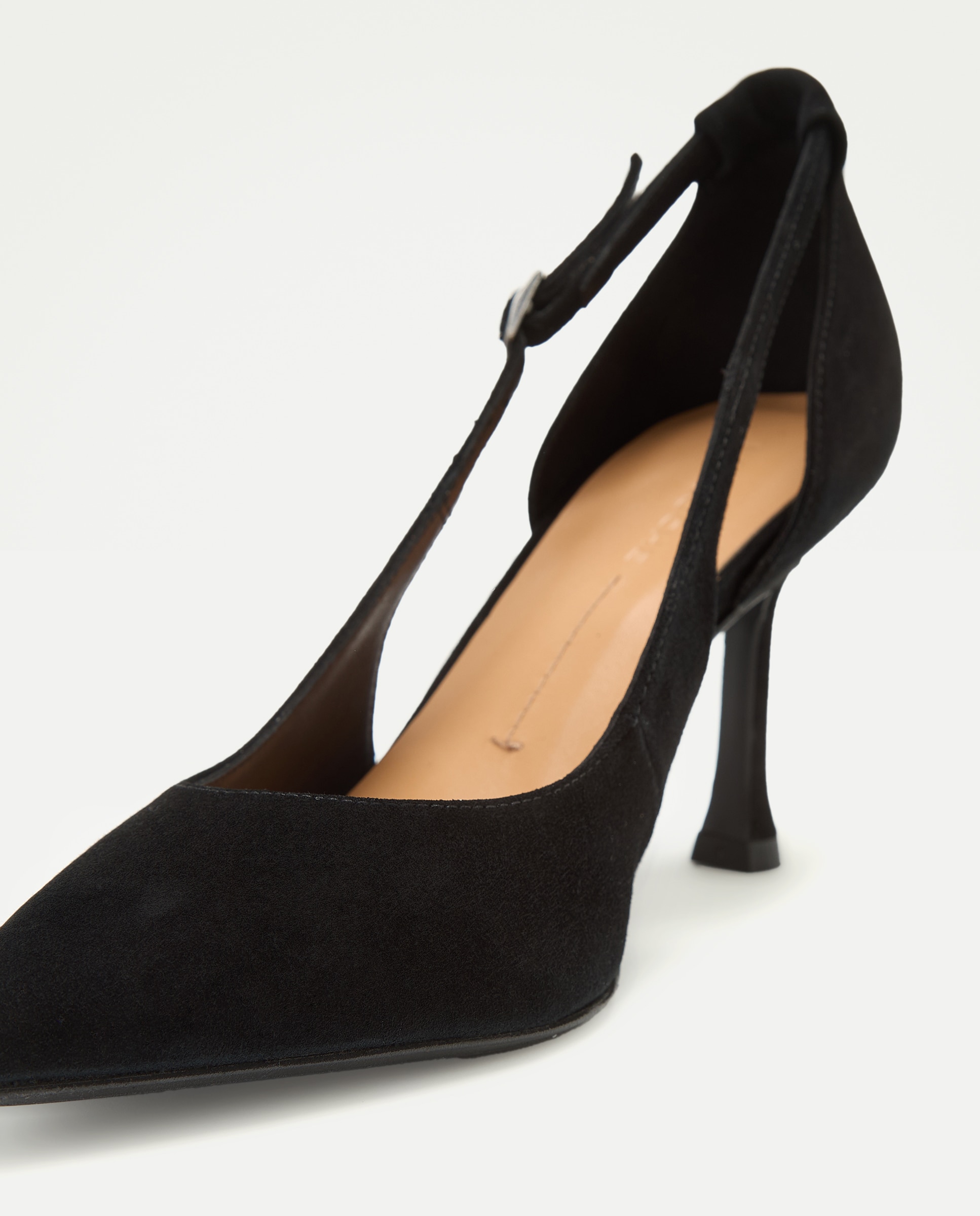 Sapatos de Salto com Aberturas Preto-5
