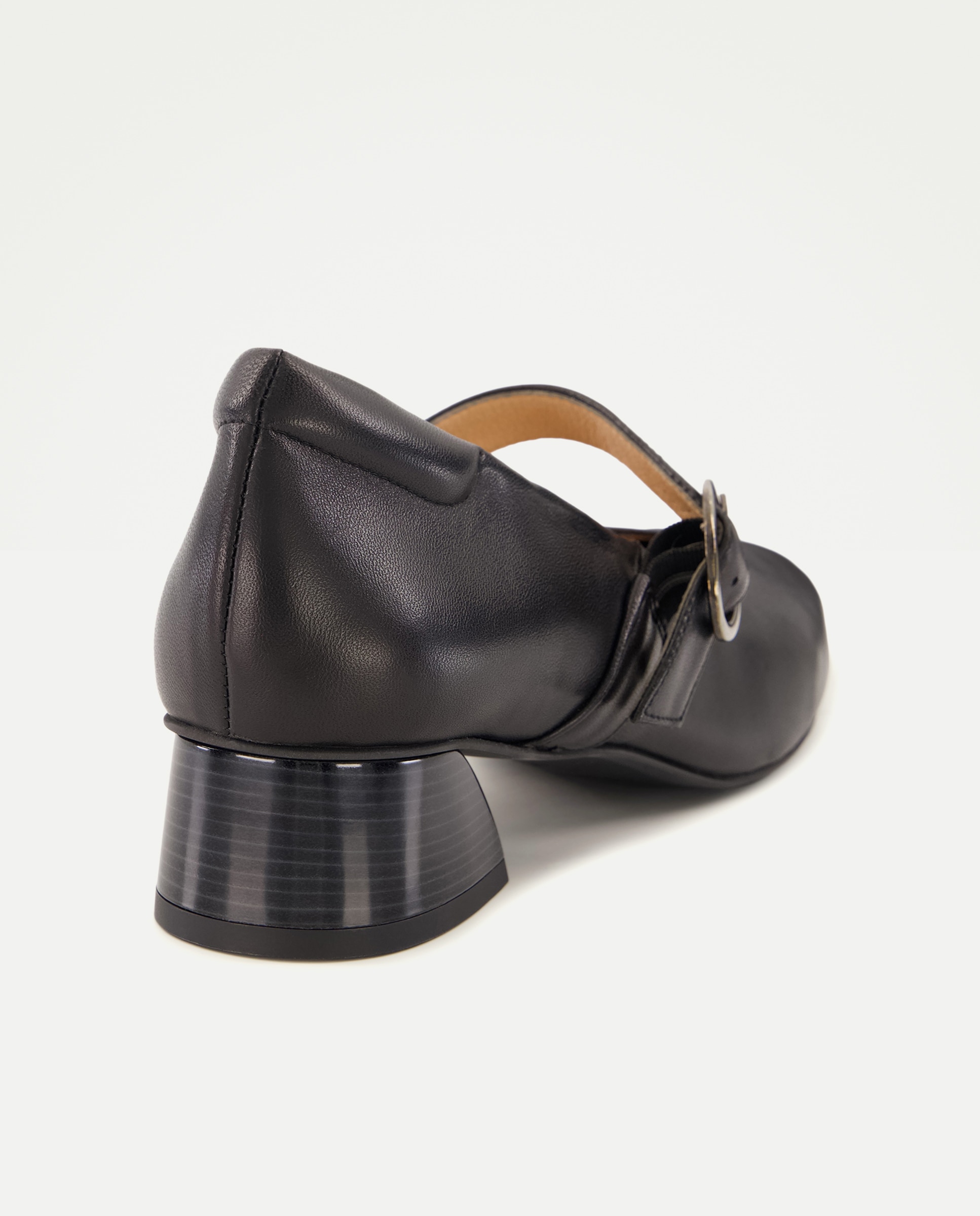 Zapato de mujer tacón mercedita - LT Comfort - Negro Negro-3