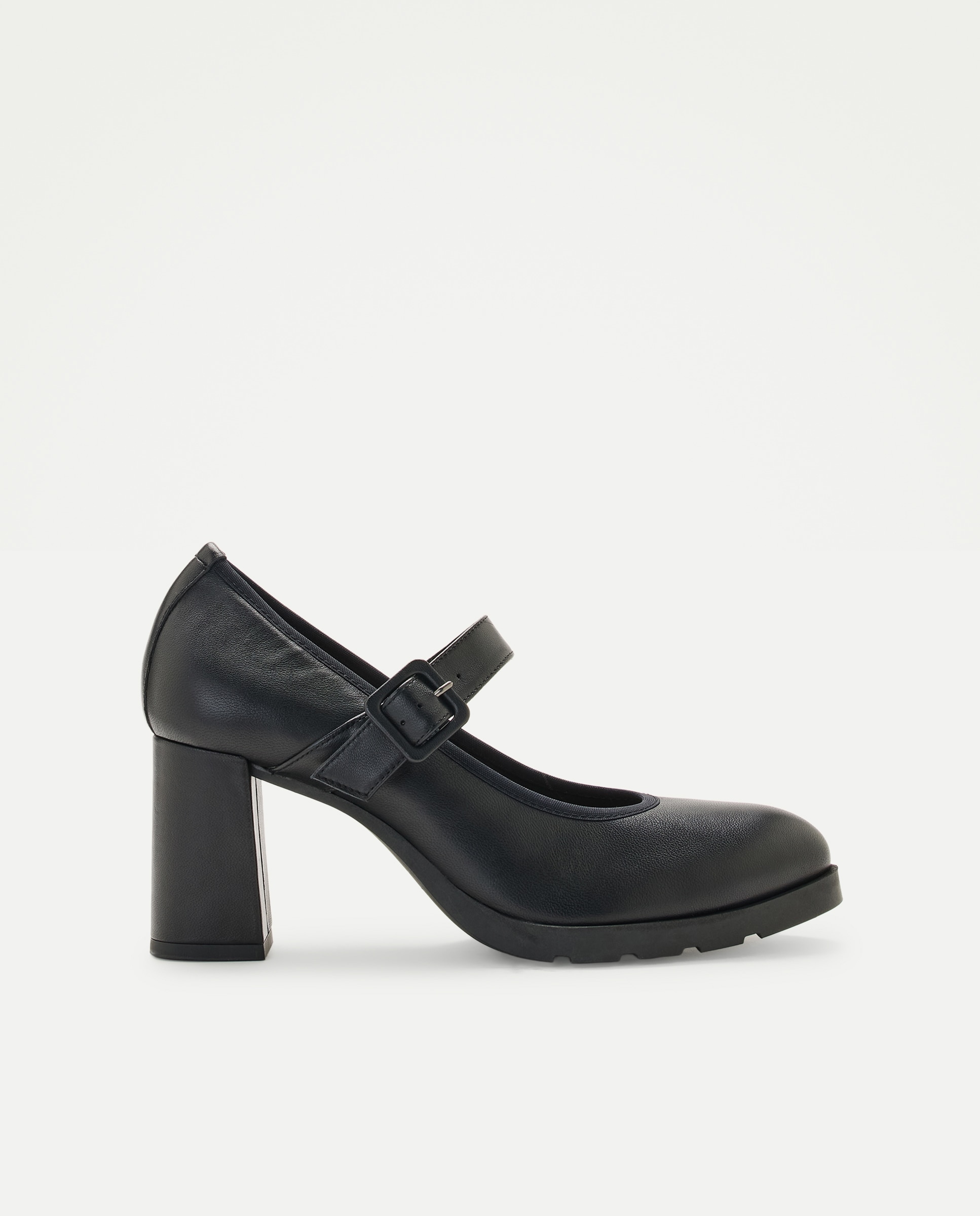 Imagem 0 de Sapatos de Salto com Elástico e Sola de Borracha