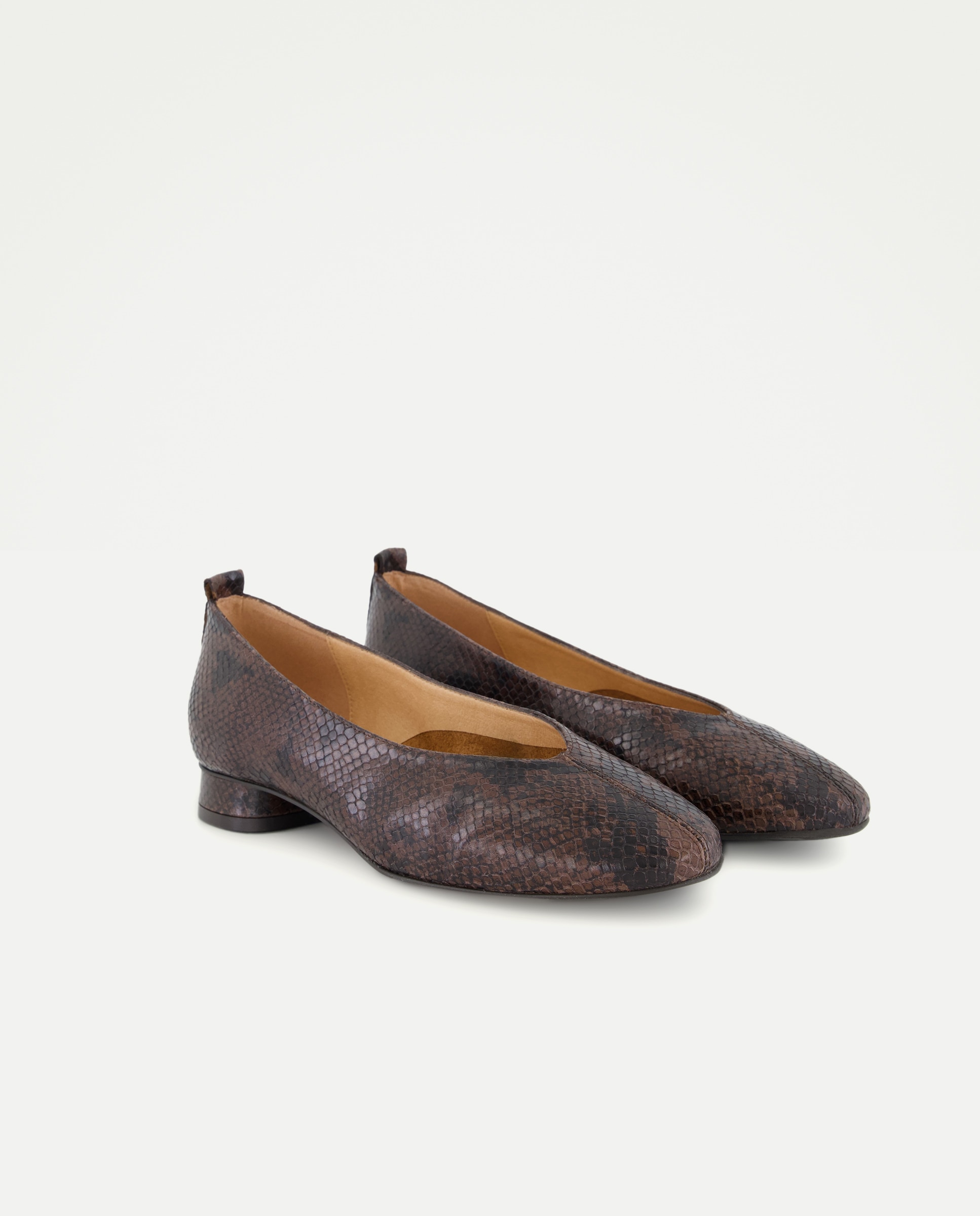 Zapato de mujer tacón salón esencial - Latouche Comfort - Marrón Marrón-2