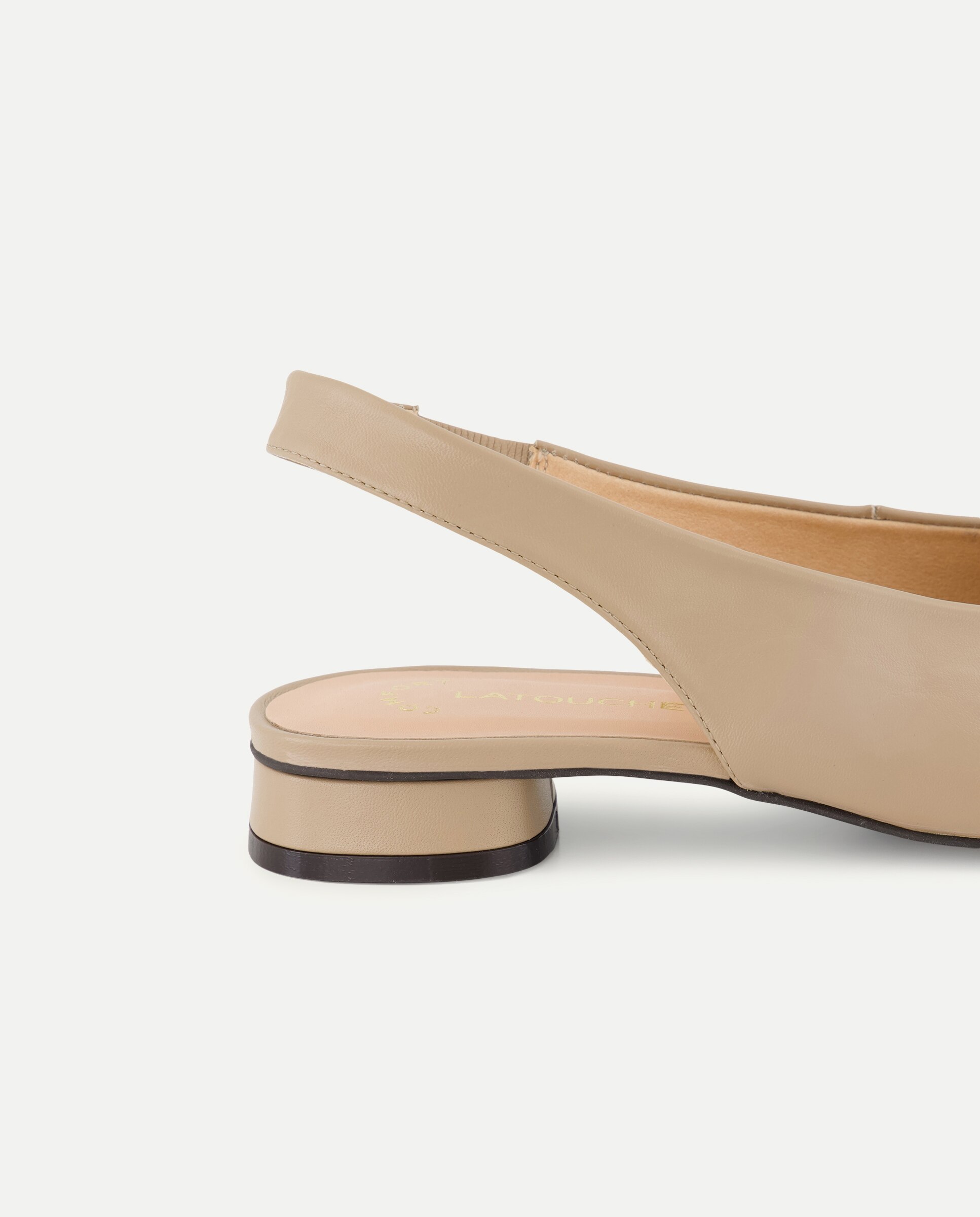 Zapato de mujer tacón destalonado esencial - Latouche Comfort - Beige Beige-5