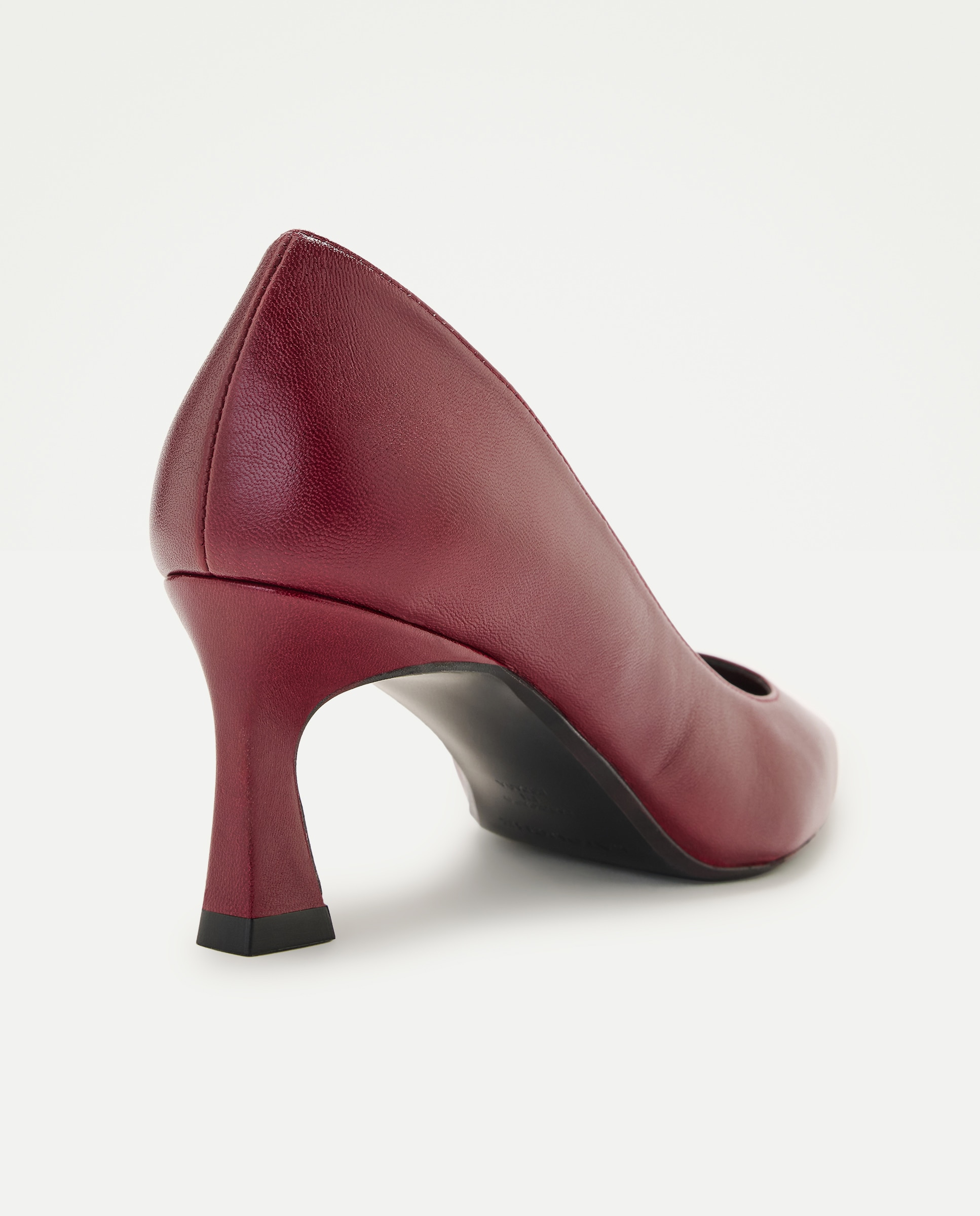 Sapatos de Salto Bordeaux-3