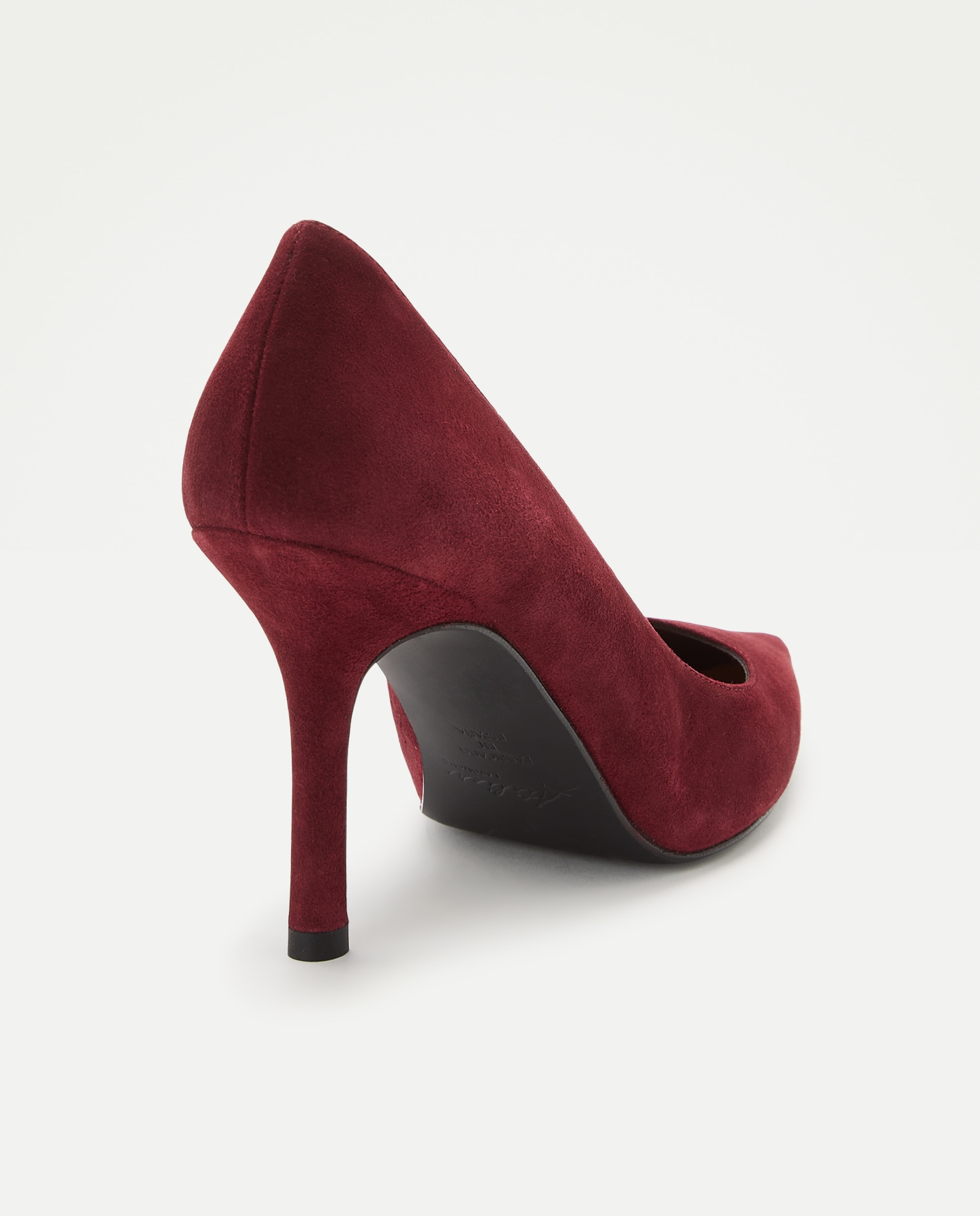 Sapatos de Salto Alto Bordeaux-3