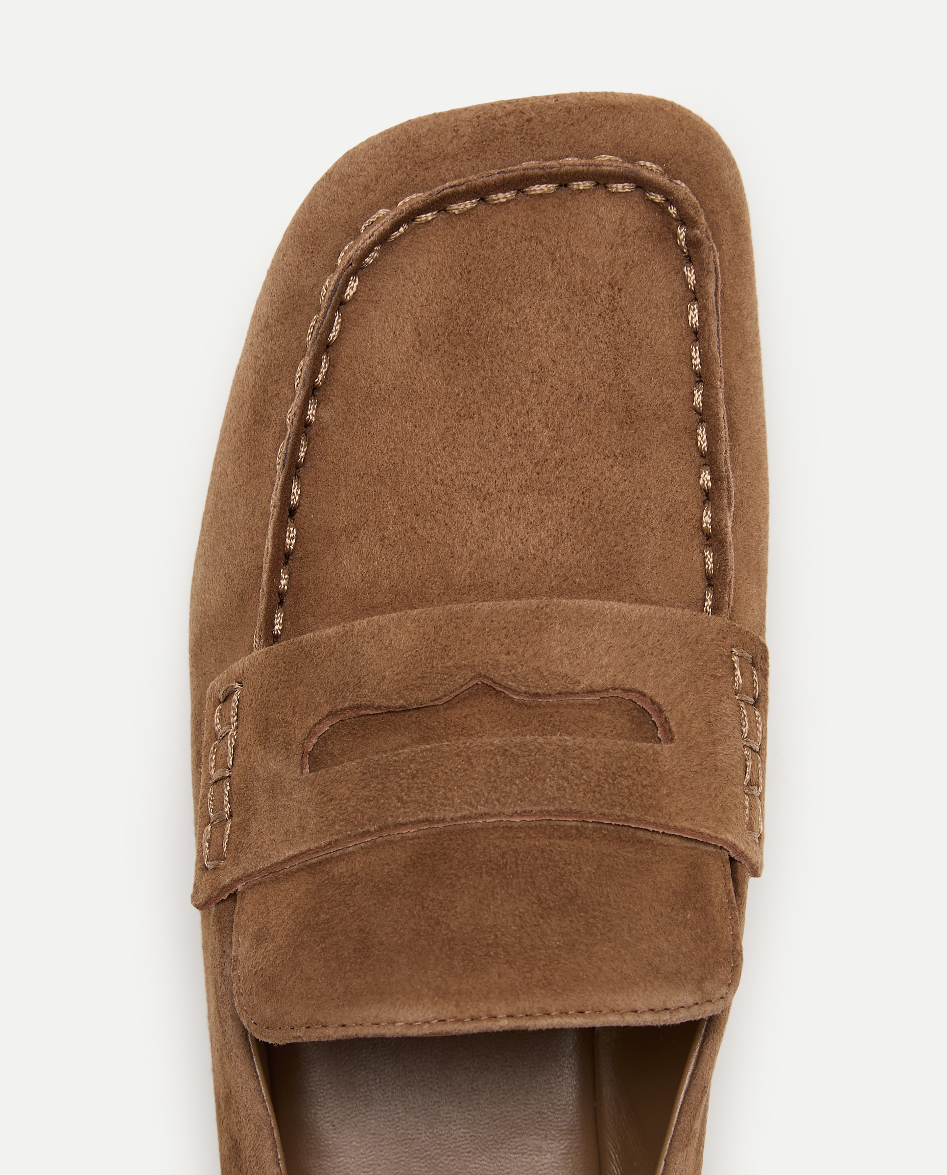 Mocassins Rasos com Travessão 740 Tabaco-4