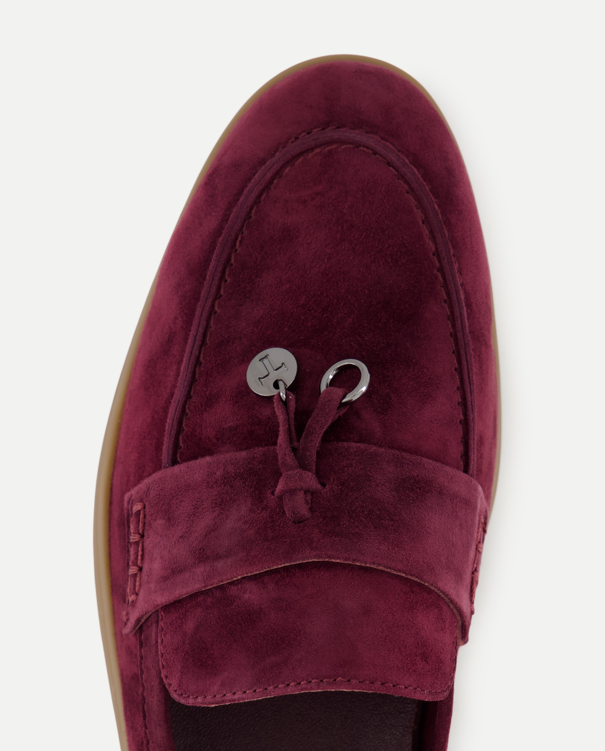 Mocassins com Adorno Bordeaux-4