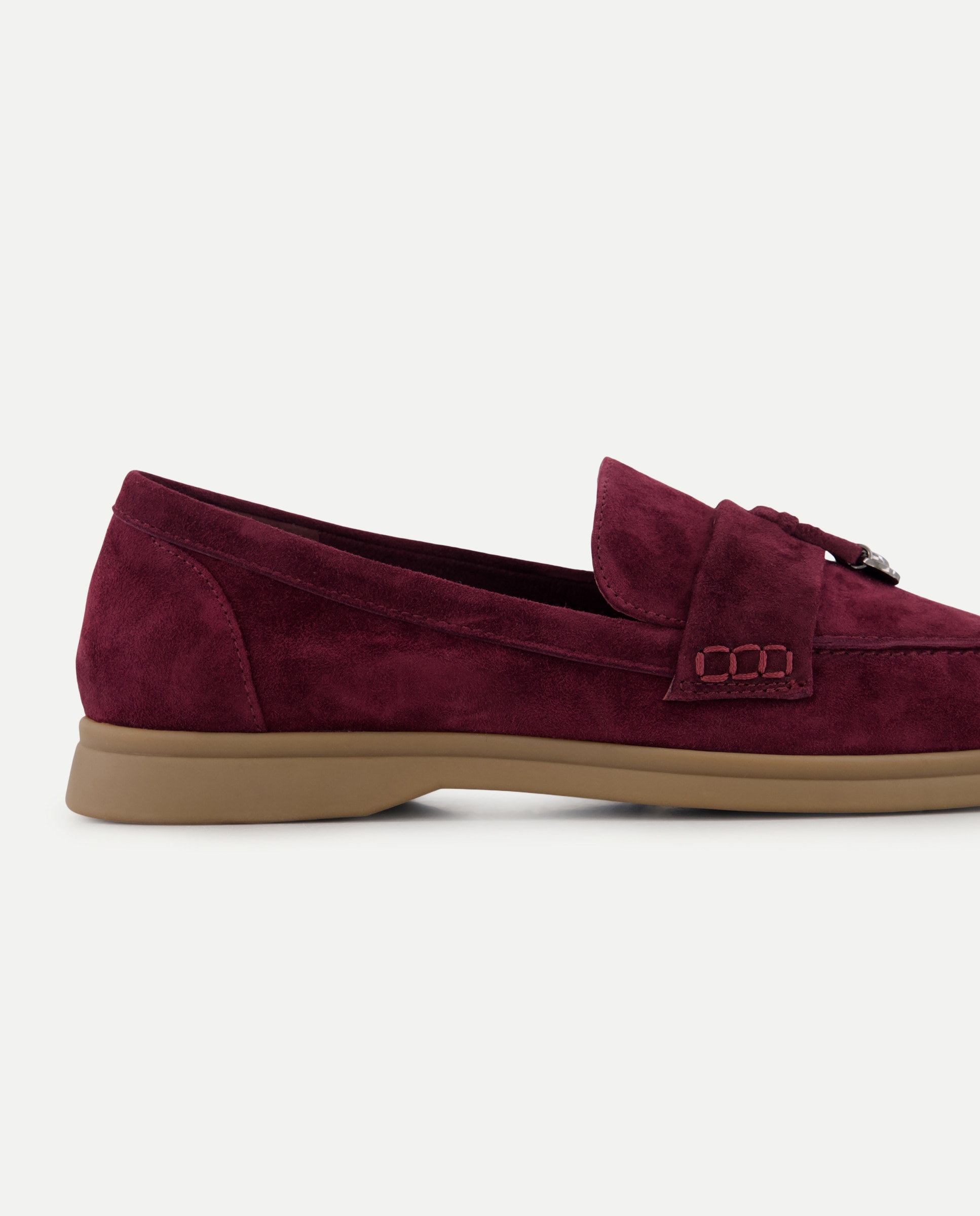 Mocassins com Adorno Bordeaux-5