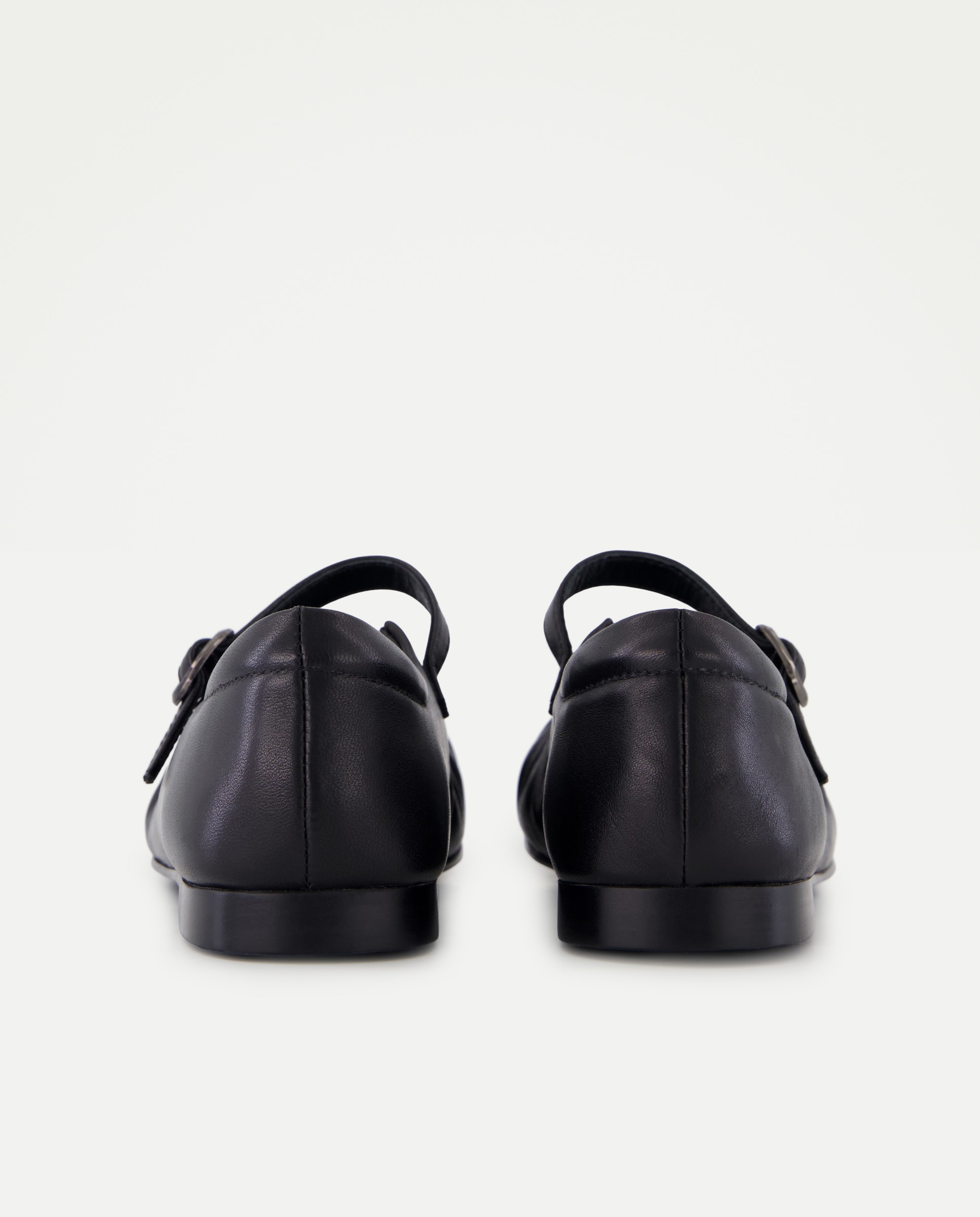 Zapato plano, mercedita arrugado - Latouche - Negro Negro-3