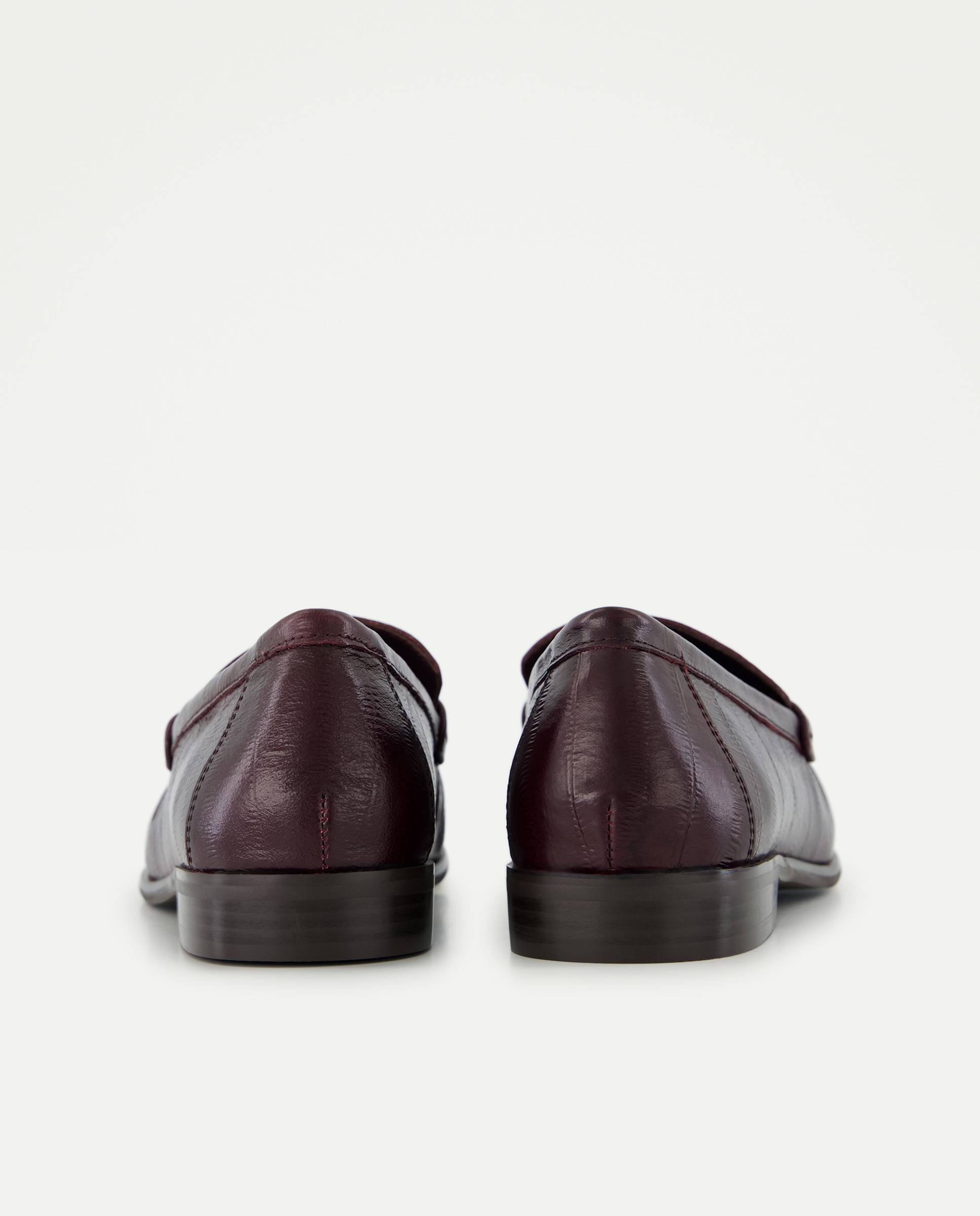 Zapato plano, mocasin print - Latouche - Burdeos Burdeos-3