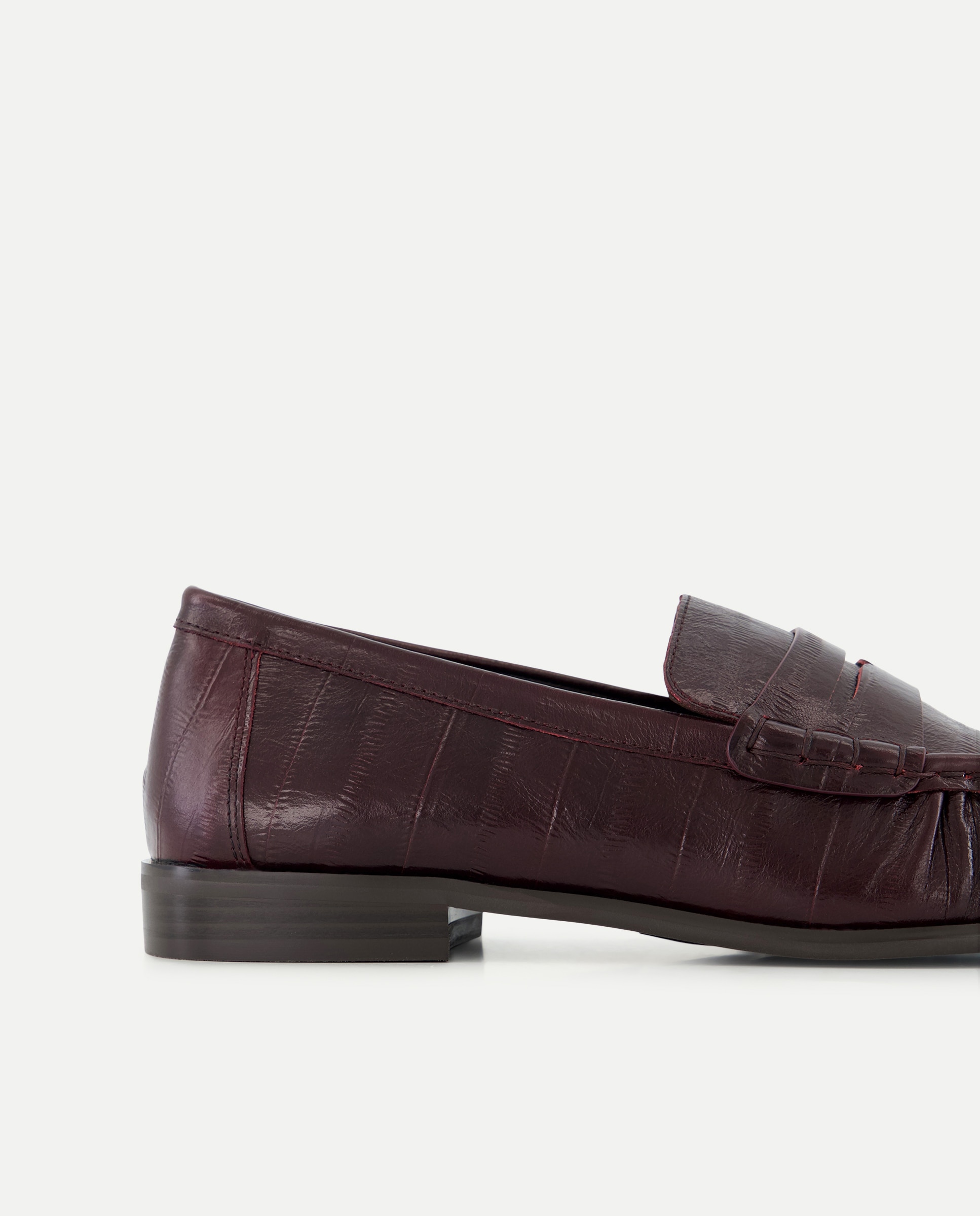 Zapato plano, mocasin print - Latouche - Burdeos Burdeos-5