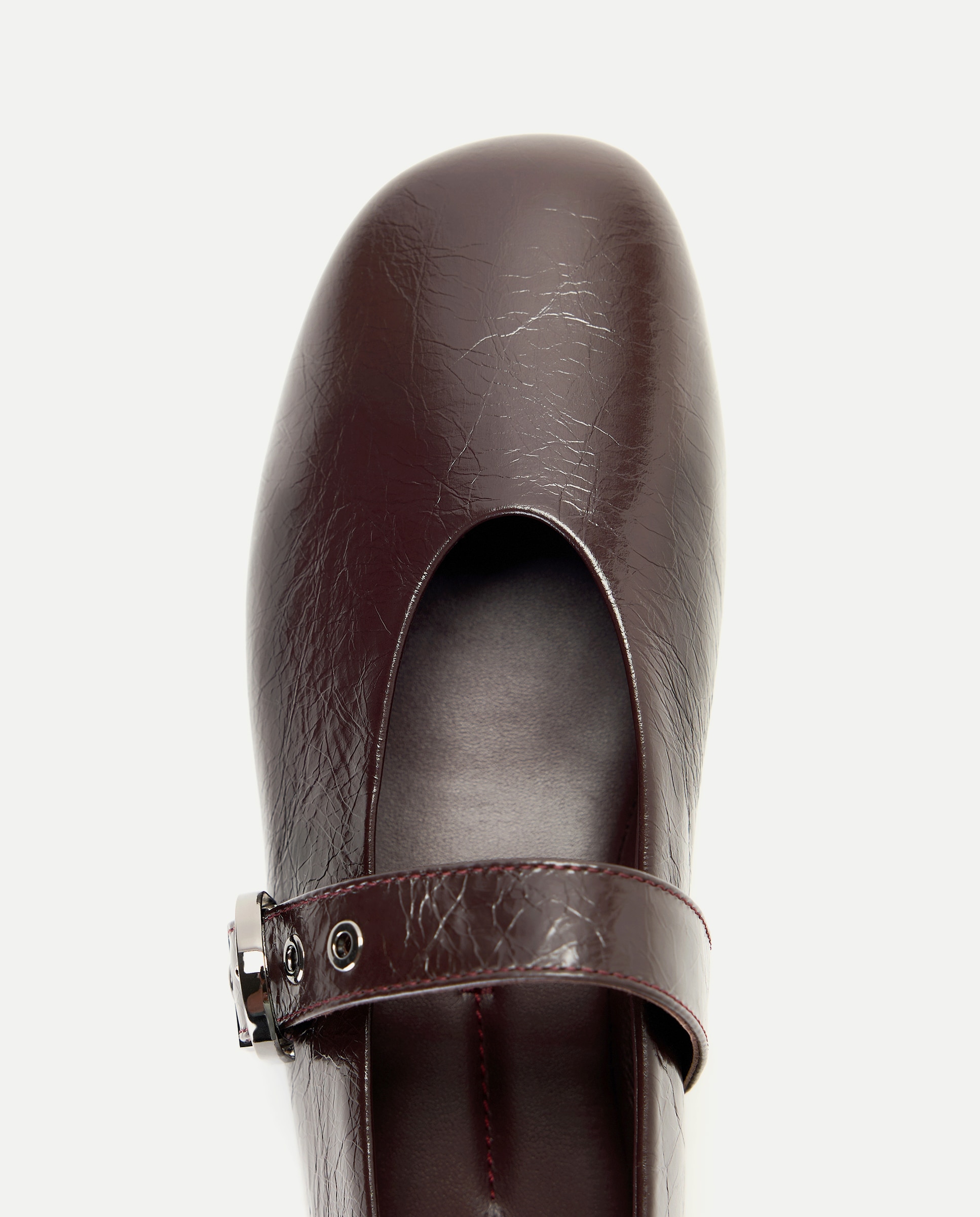 Sapatos de Presilha Rasos Modern Bordeaux-4