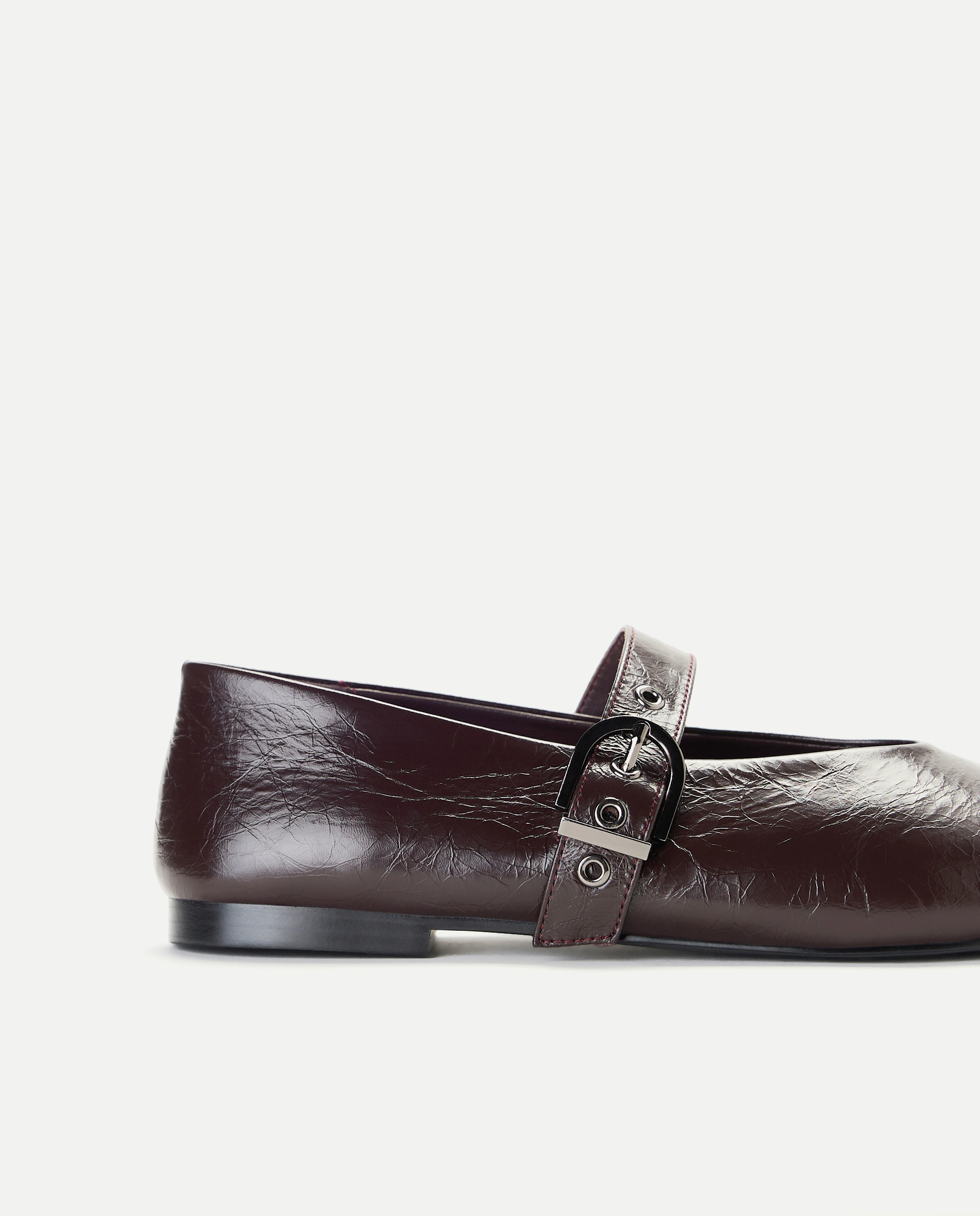 Sapatos de Presilha Rasos Modern Bordeaux-5