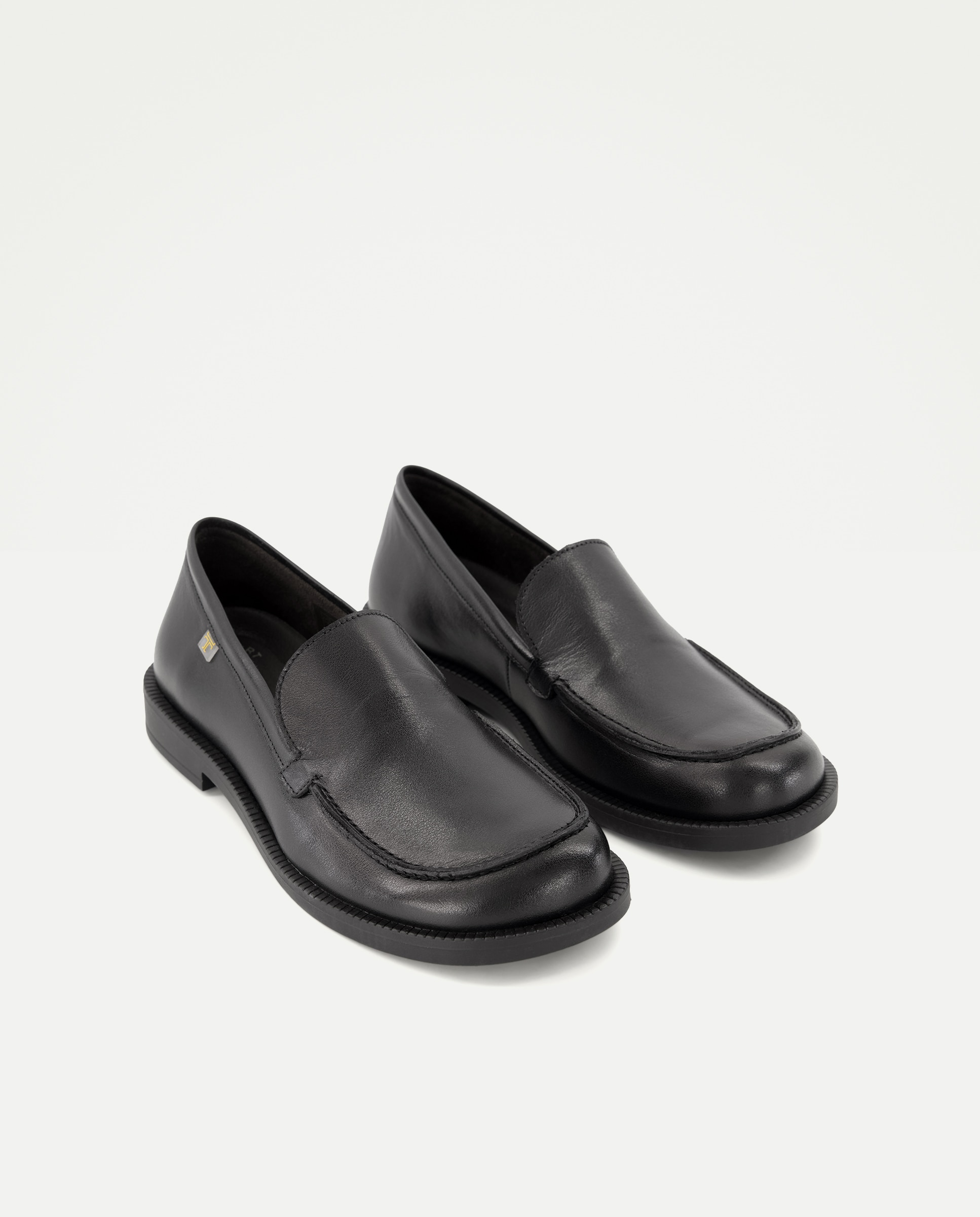 Sapatos Rasos Tipo Mocassins Barefoot Preto-2