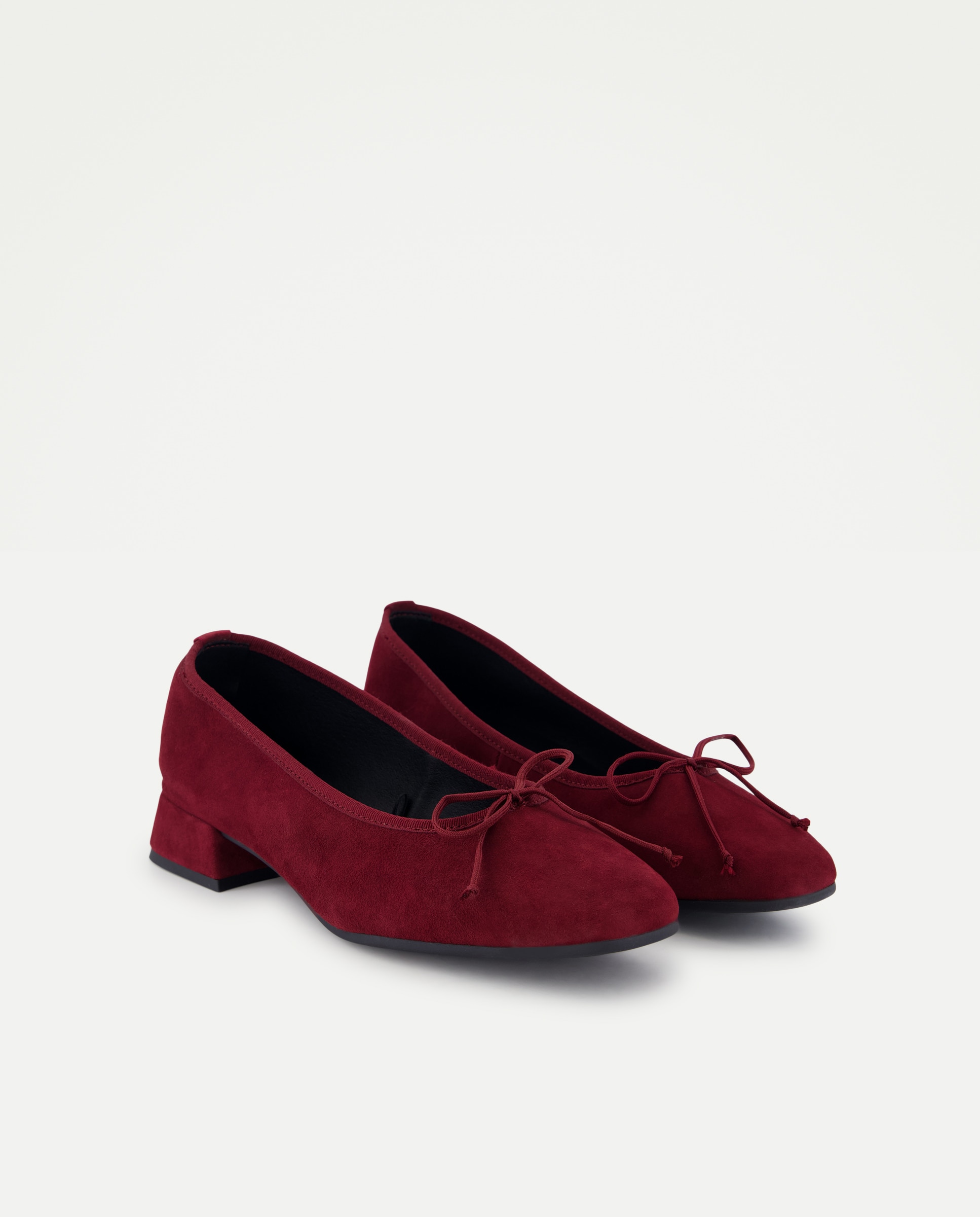 Sapatos Rasos Tipo Sabrinas Bordeaux-2