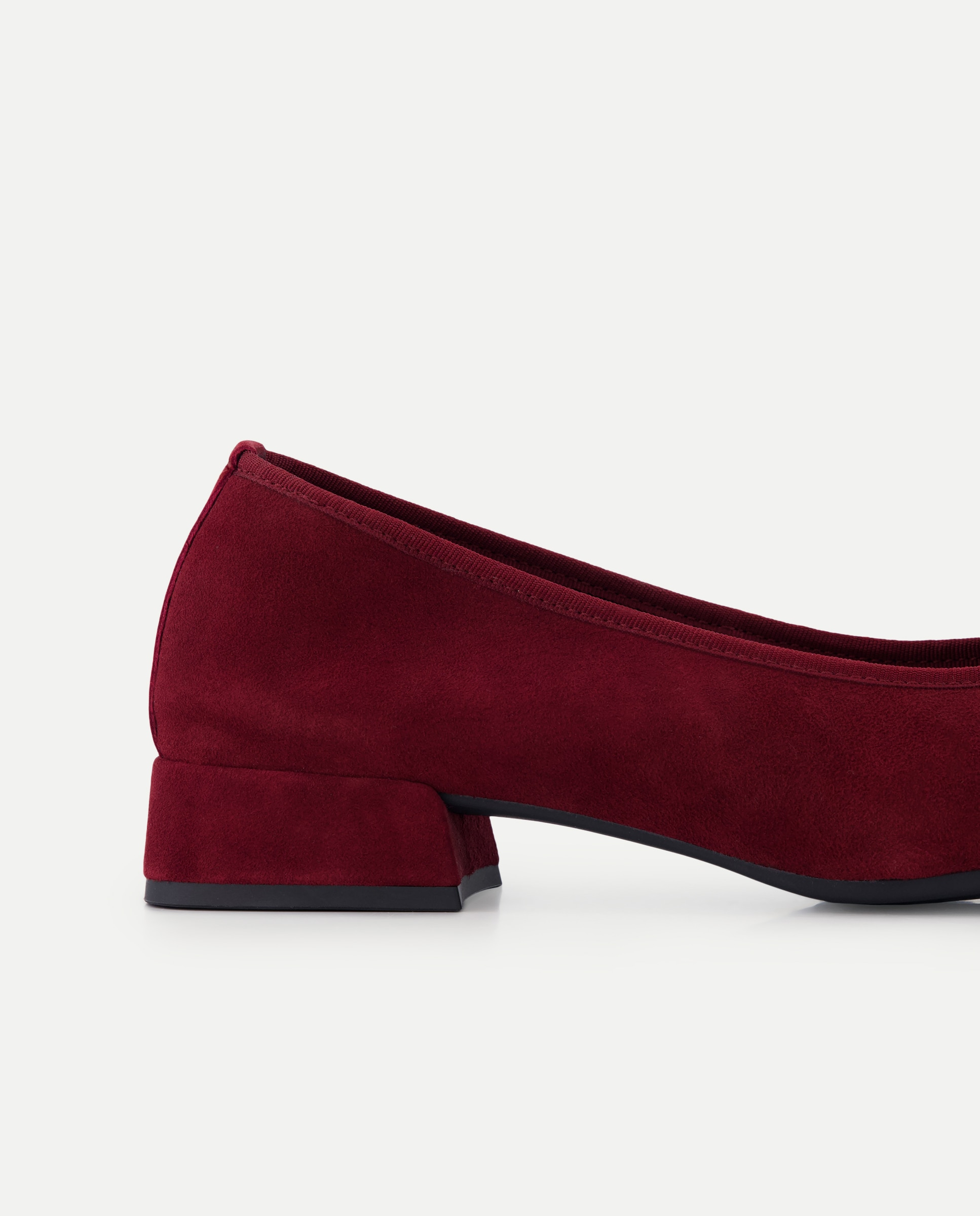 Sapatos Rasos Tipo Sabrinas Bordeaux-5