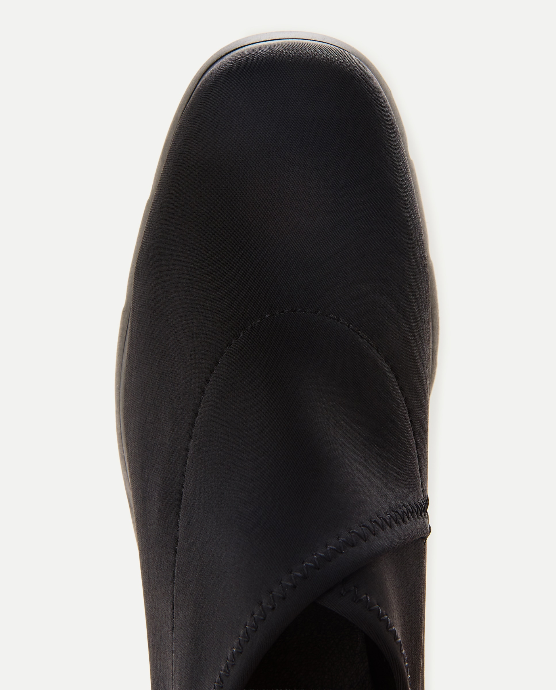 Sapatos Rasos Elásticos em Neopreno Preto-4
