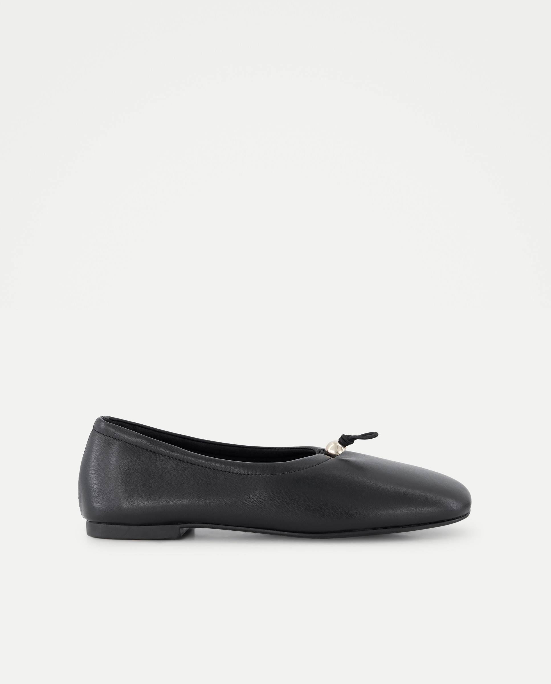 Zapato plano bailarina de mujer hueco subido - Latouche - Negro Negro-1