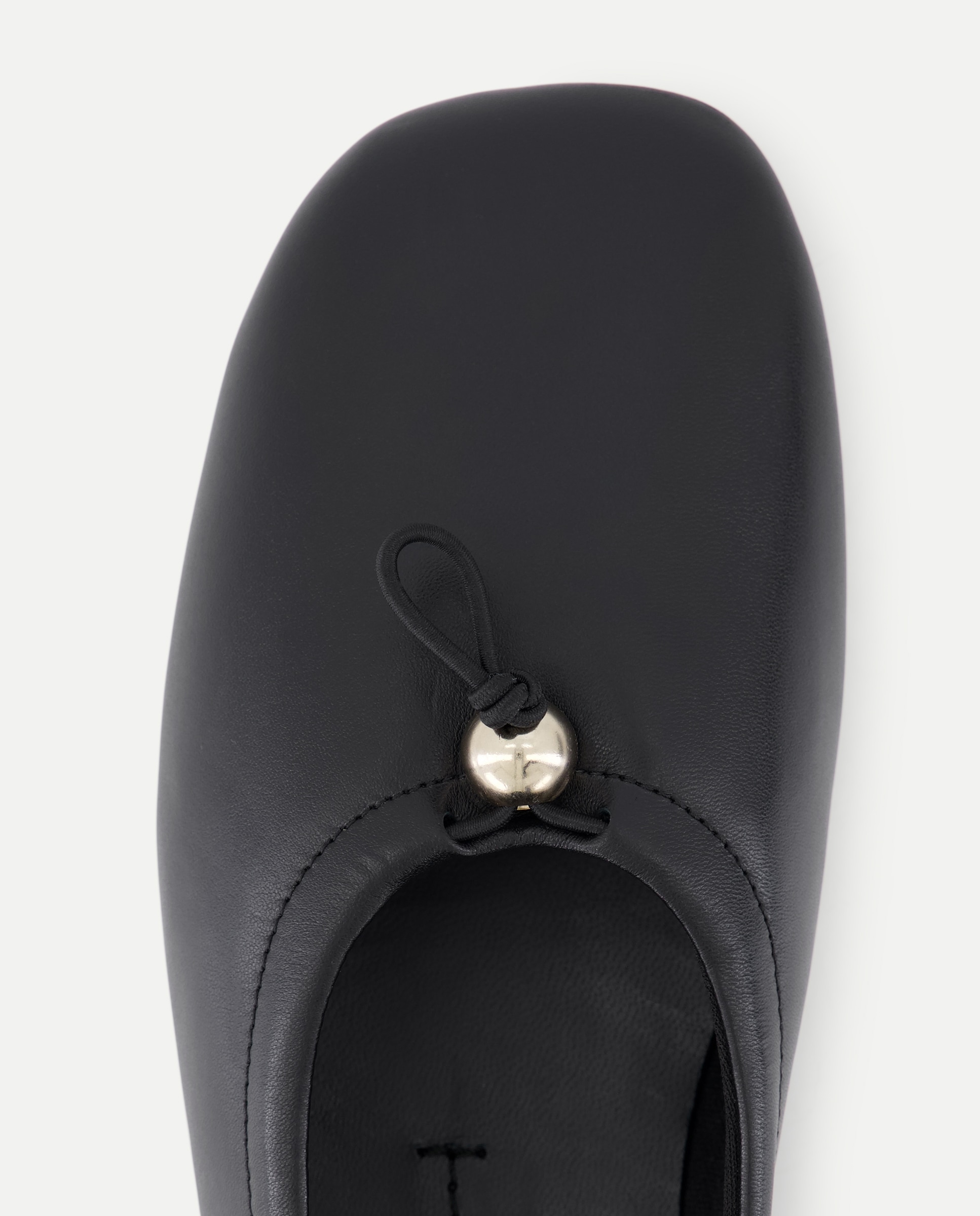 Zapato plano bailarina de mujer hueco subido - Latouche - Negro Negro-4