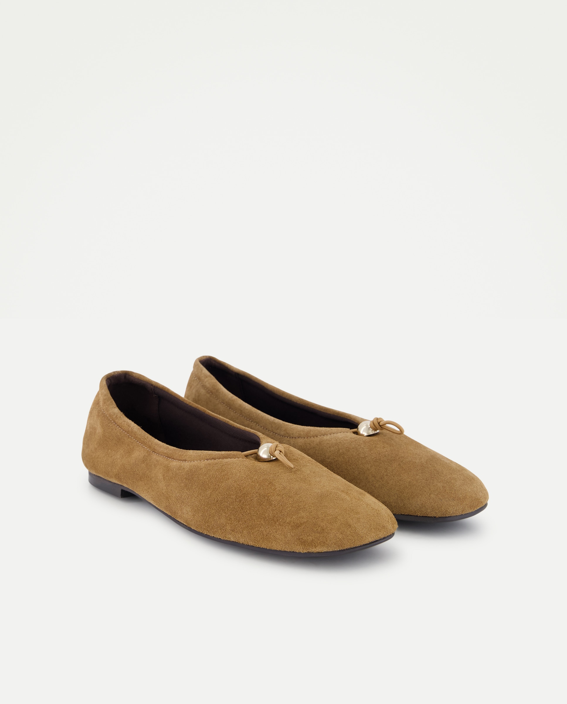 Zapato plano bailarina de mujer hueco subido - Latouche - 730 Camel 730 Camel-2