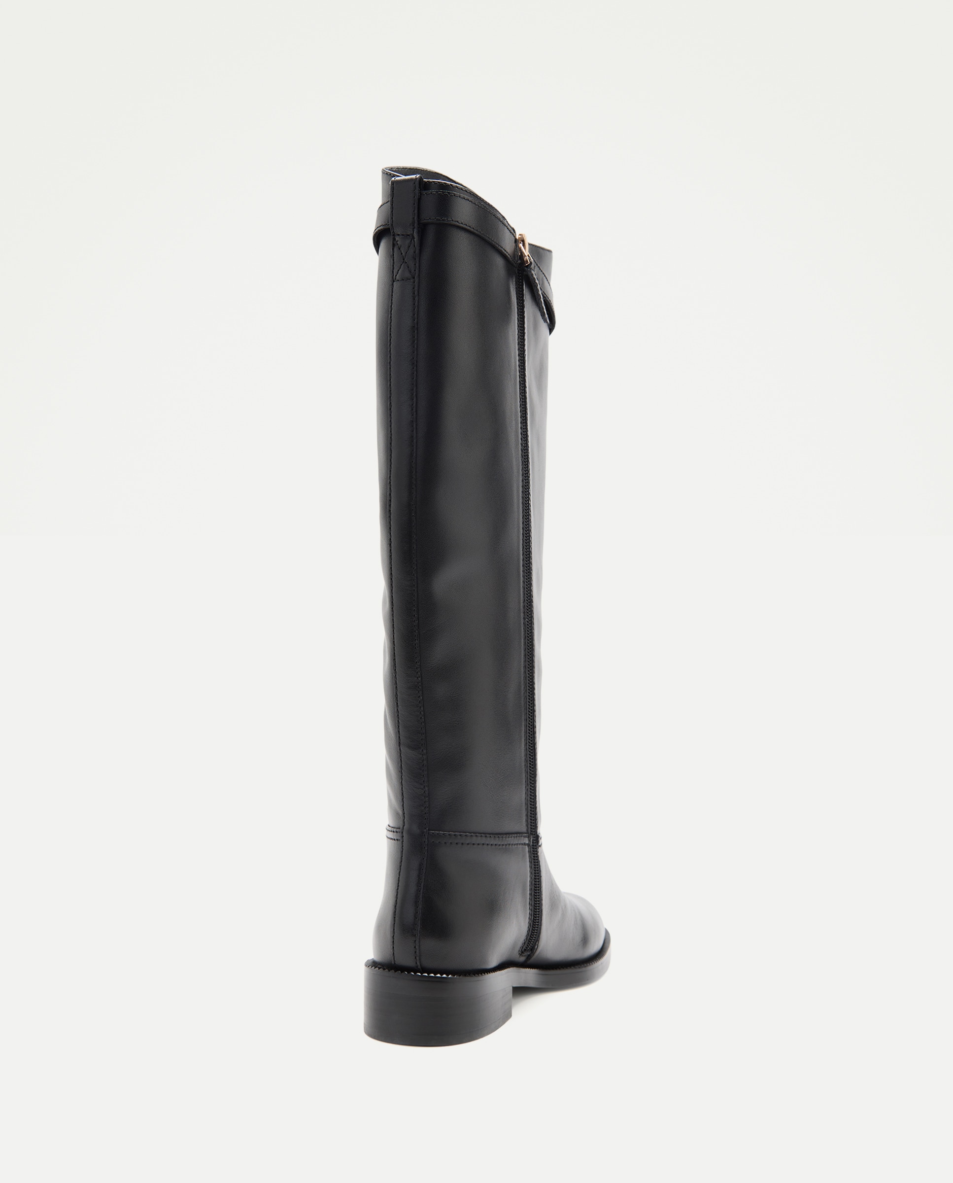 Imagen 3 de Botas planas de mujer estilo amazona - Latouche - Negro Negro