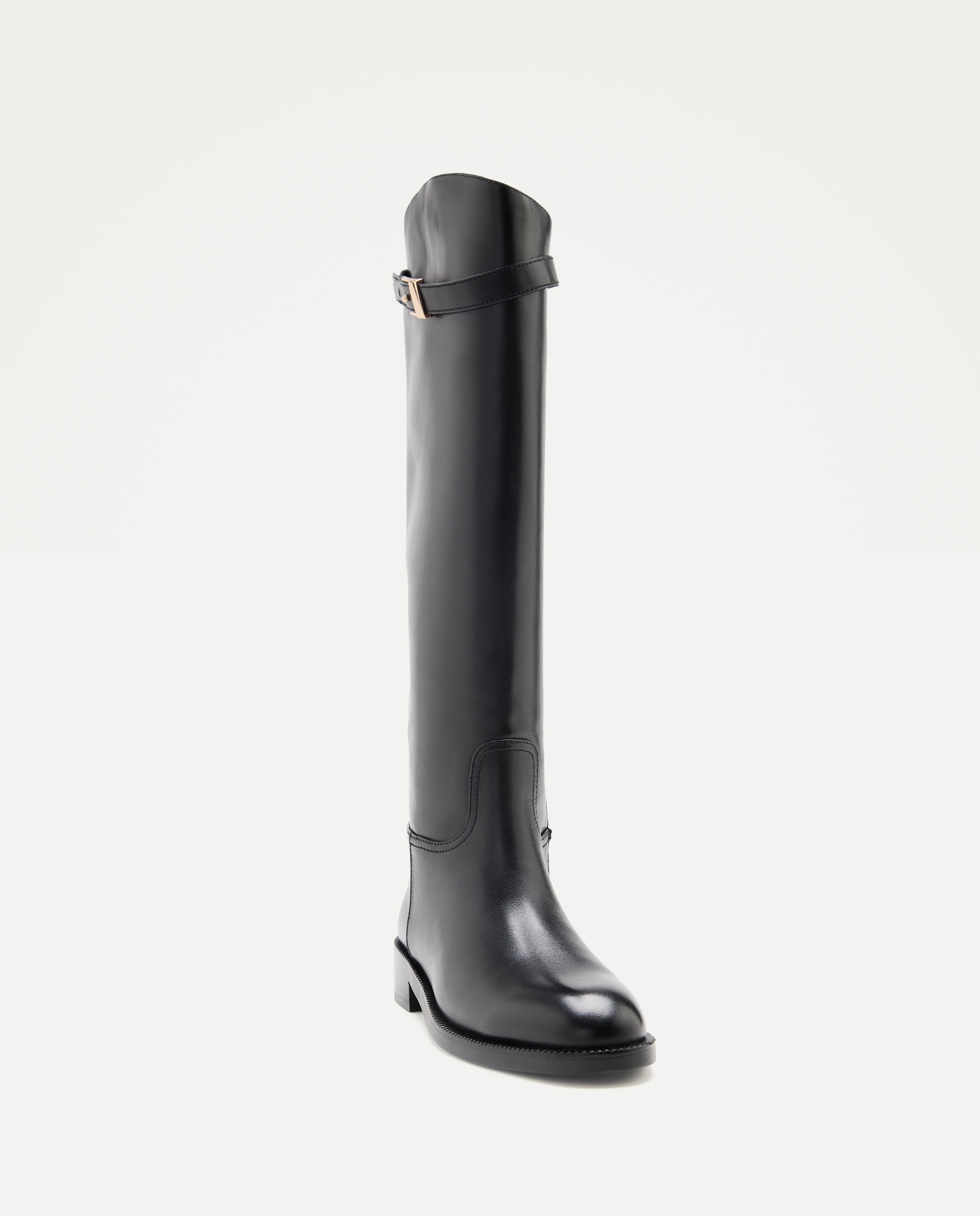 Imagen 4 de Botas planas de mujer estilo amazona - Latouche - Negro Negro