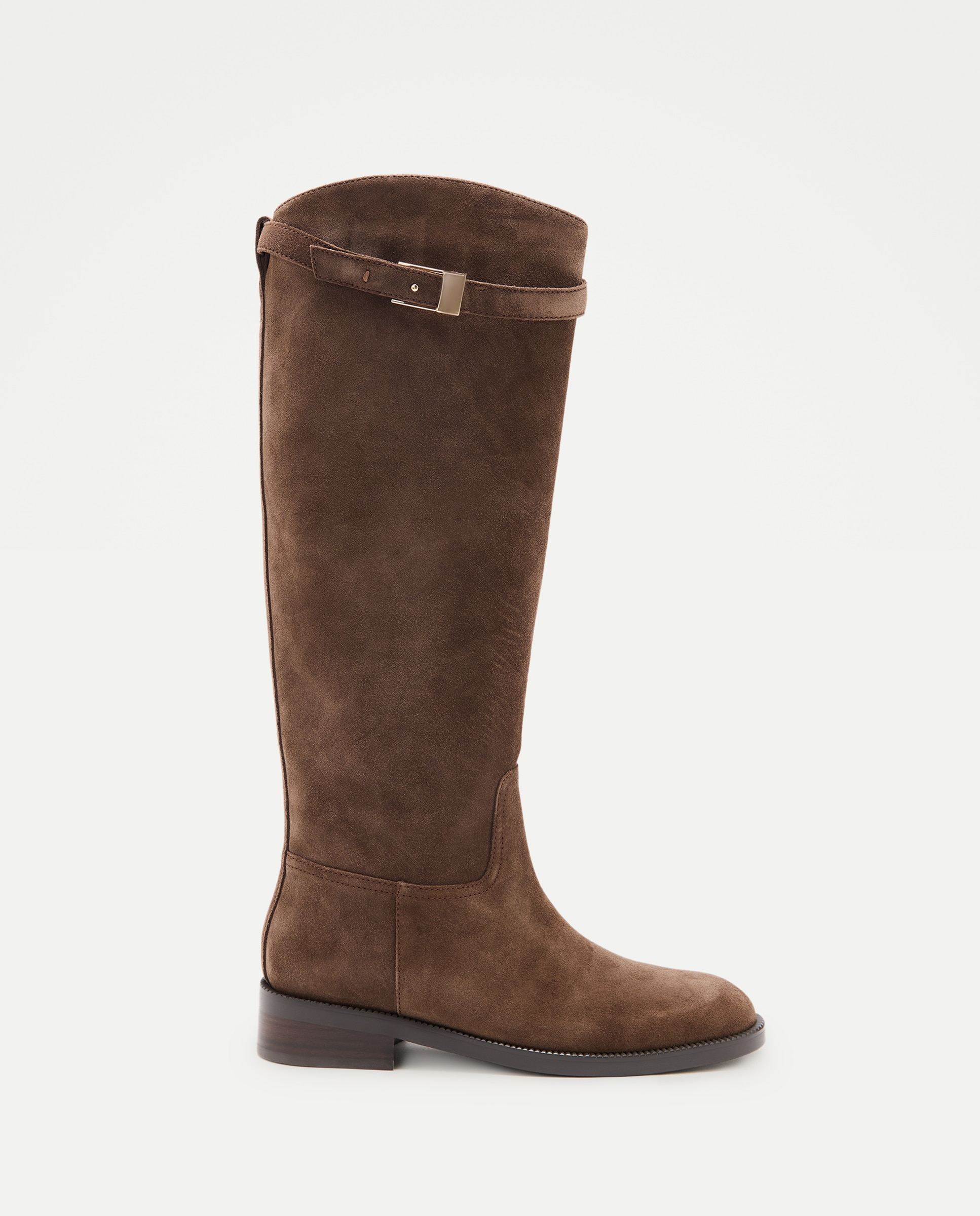 Imagen 1 de Botas planas de mujer estilo amazona - Latouche - Marrón Marrón