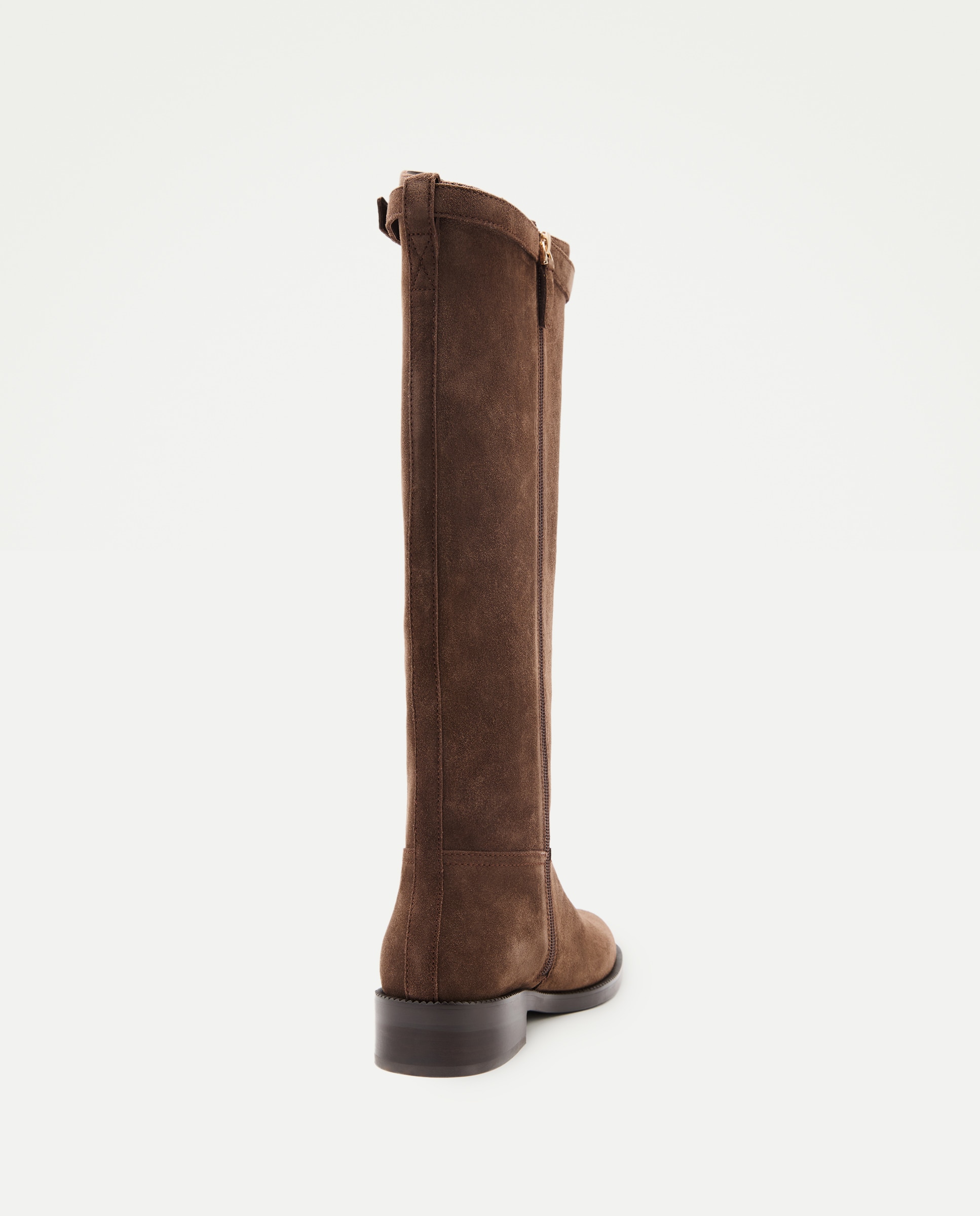 Imagen 3 de Botas planas de mujer estilo amazona - Latouche - Marrón Marrón