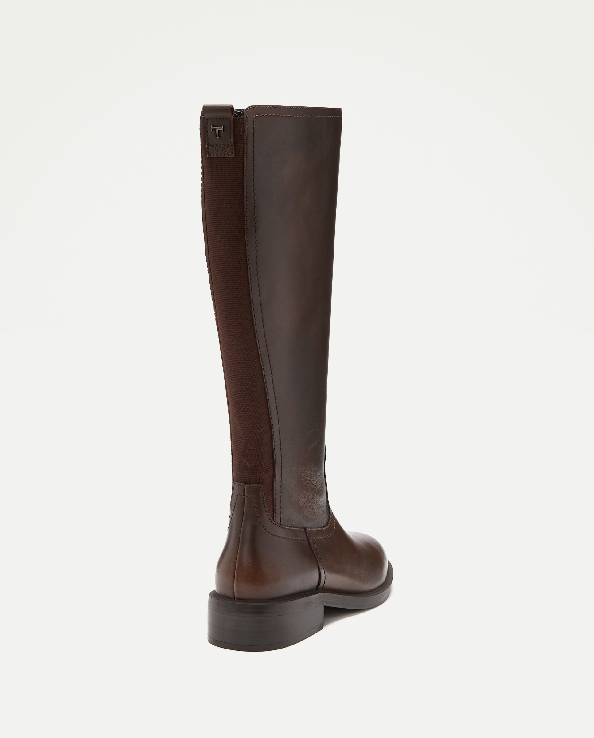 Botas com Salto Castanho-3