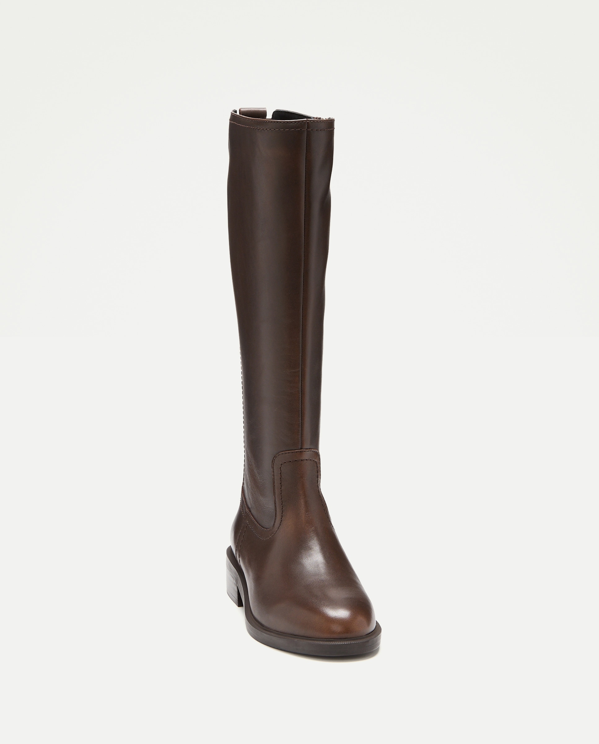 Botas com Salto Castanho-4