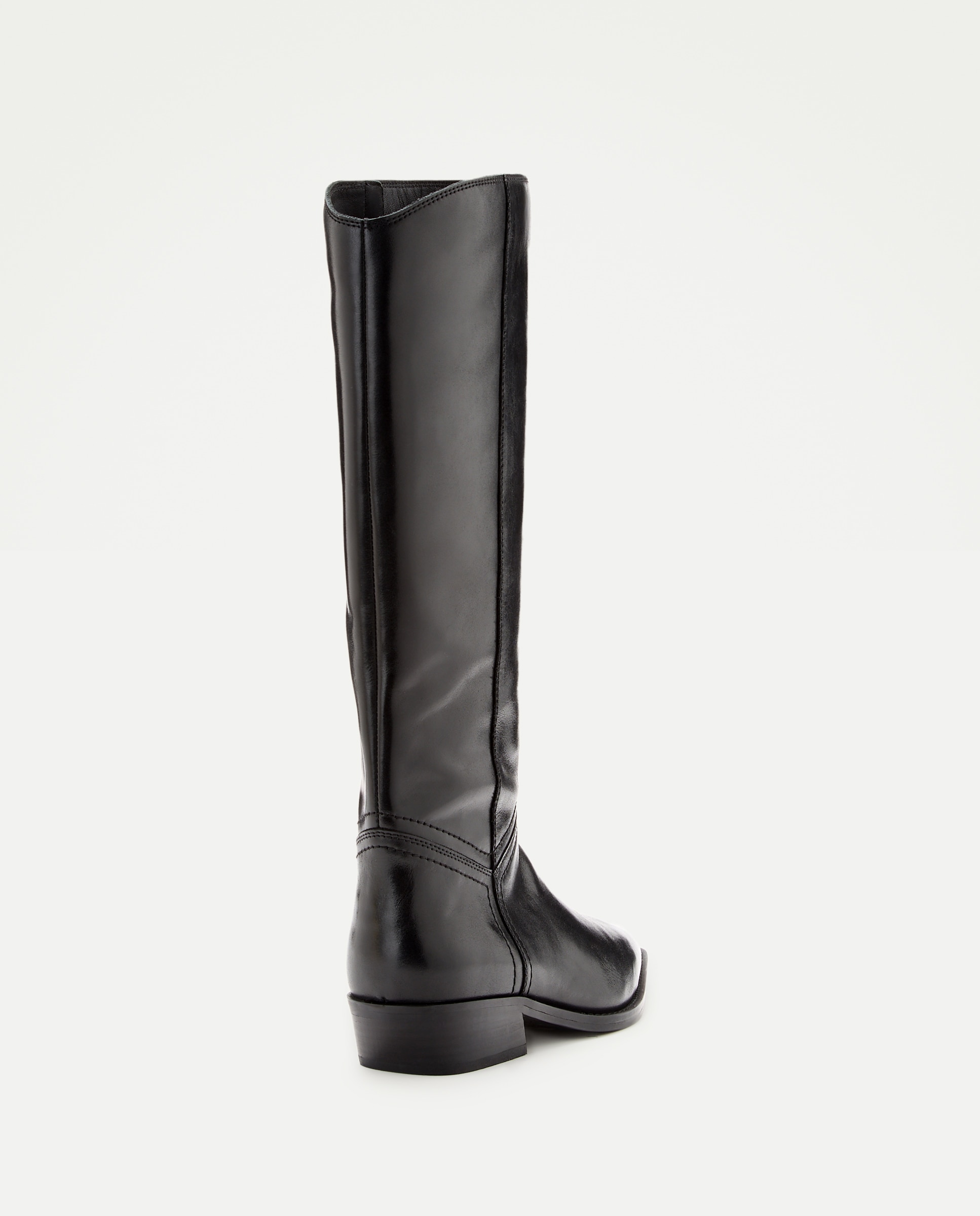 Botas Rasas Estilo Moderno Preto-3