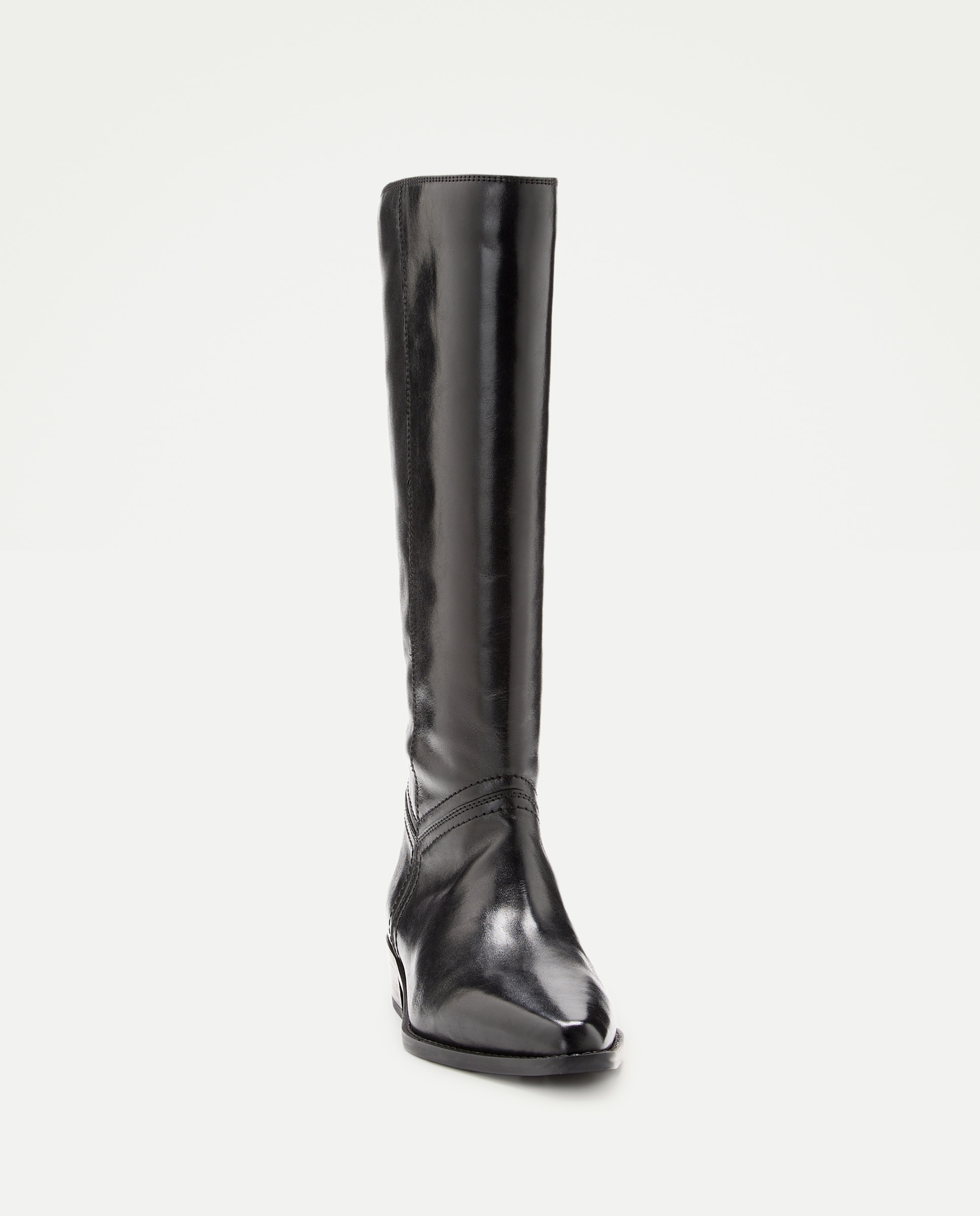 Botas Rasas Estilo Moderno Preto-4