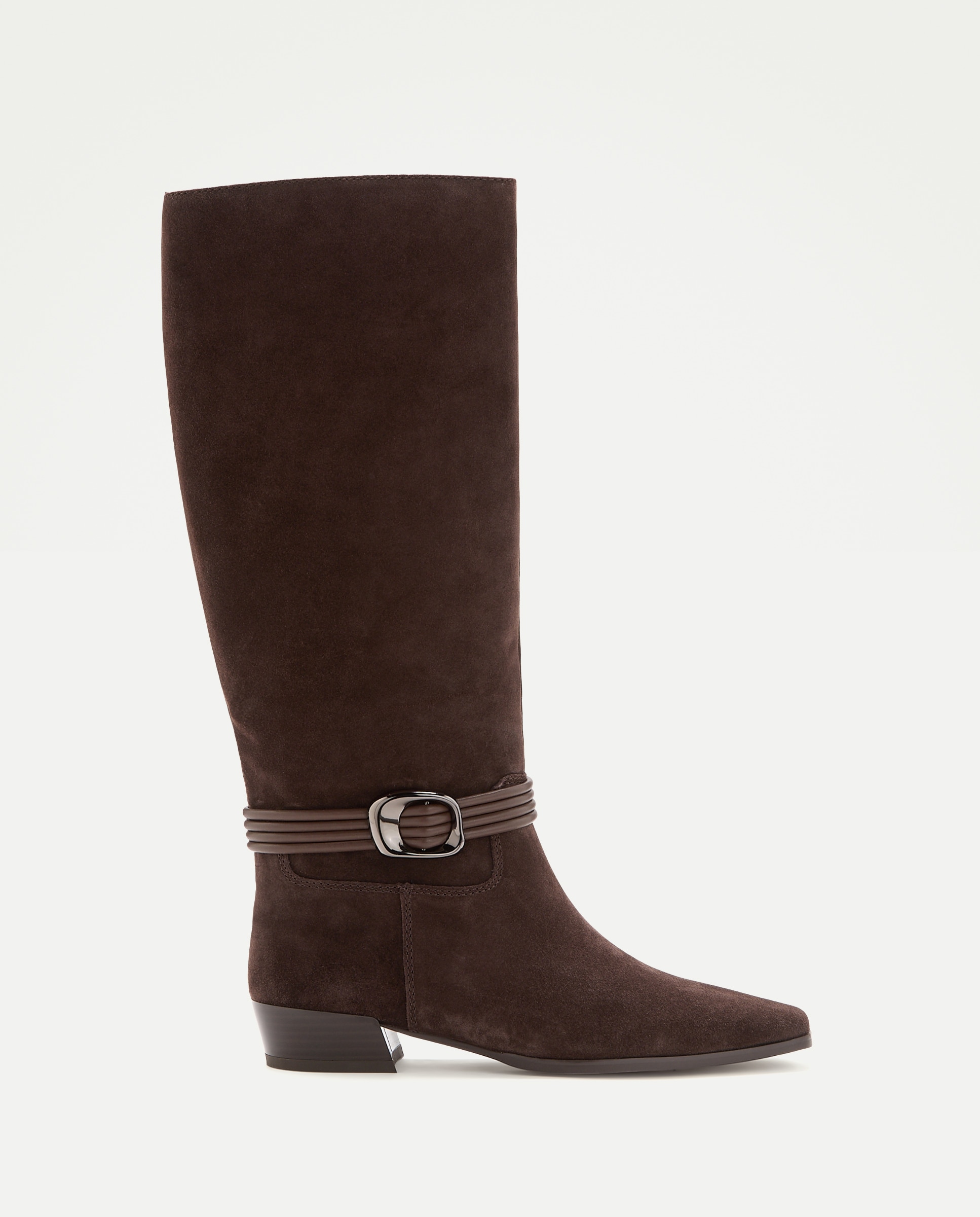 Bota tacón, gaucha adorno - Latouche - Negro Negro-1