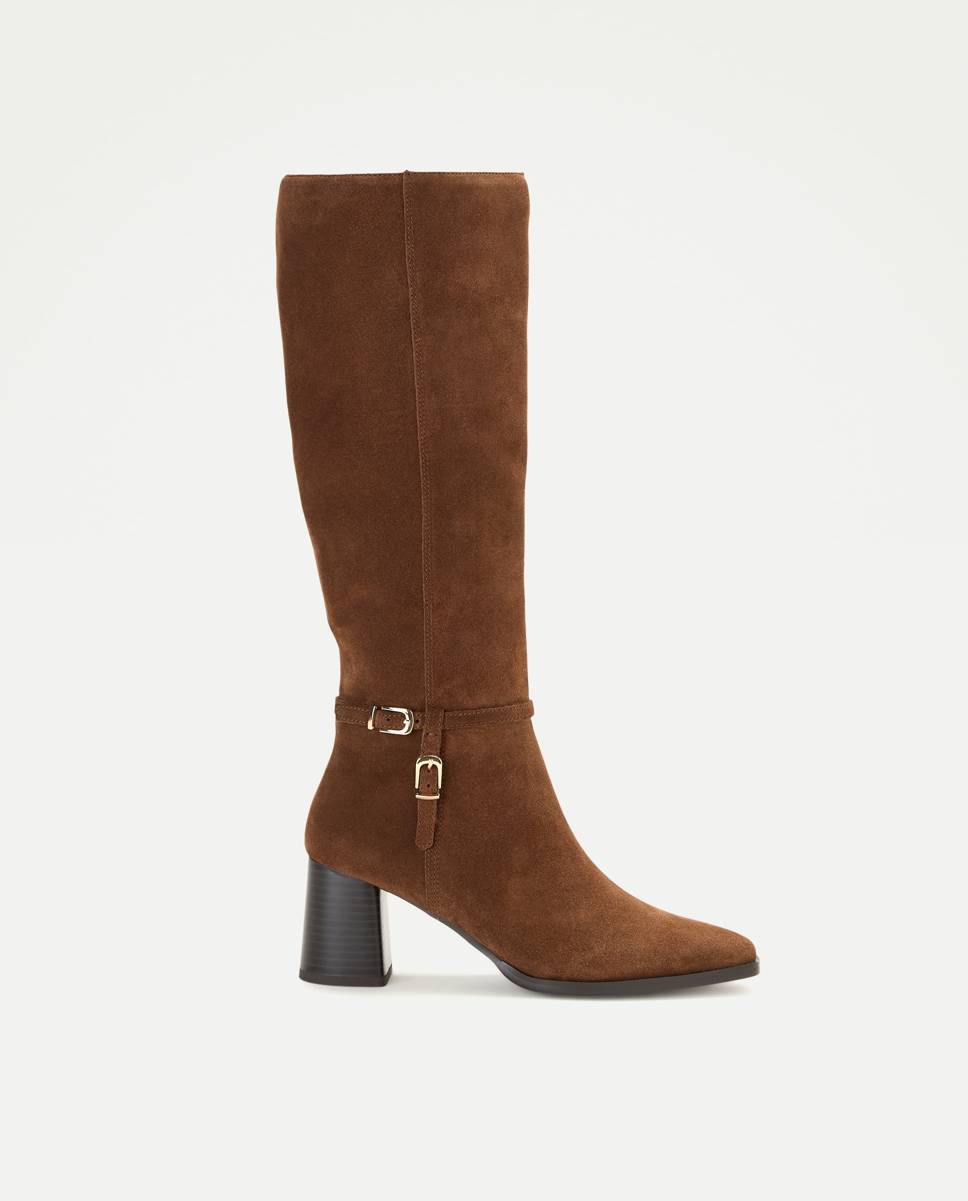 Imagem 0 de Botas de Salto com Fivela