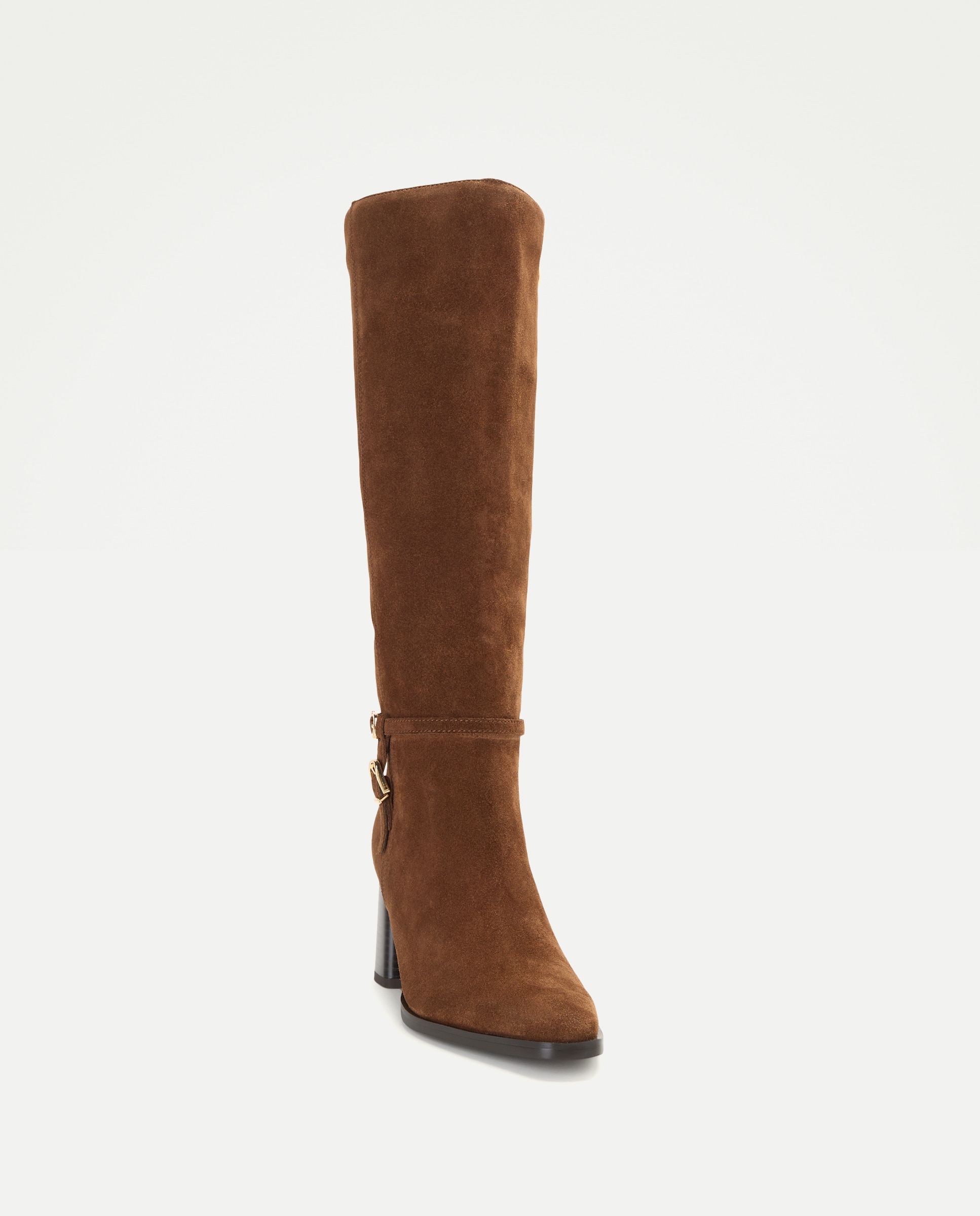 Botas de Salto com Fivela 730 Camel-4