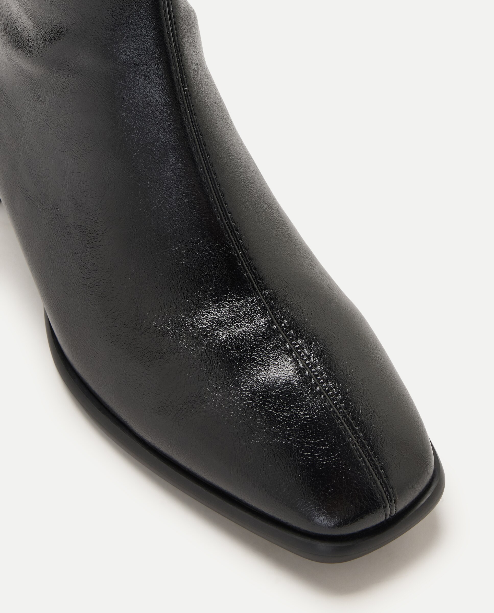 Bota tacón, elástica tacón medio - Latouche - Negro Negro-5