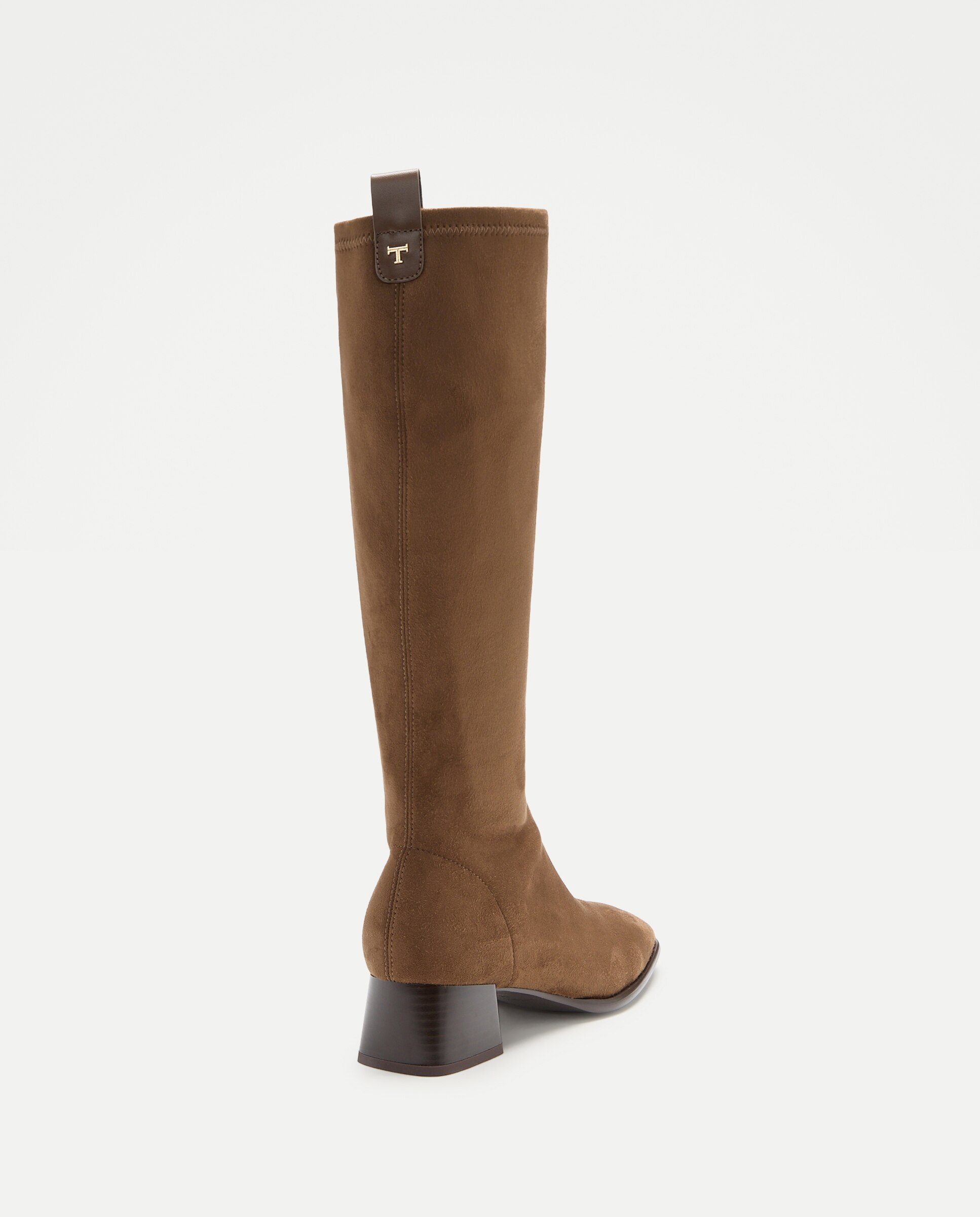 Botas Elásticas com Salto Médio 730 Camel-3