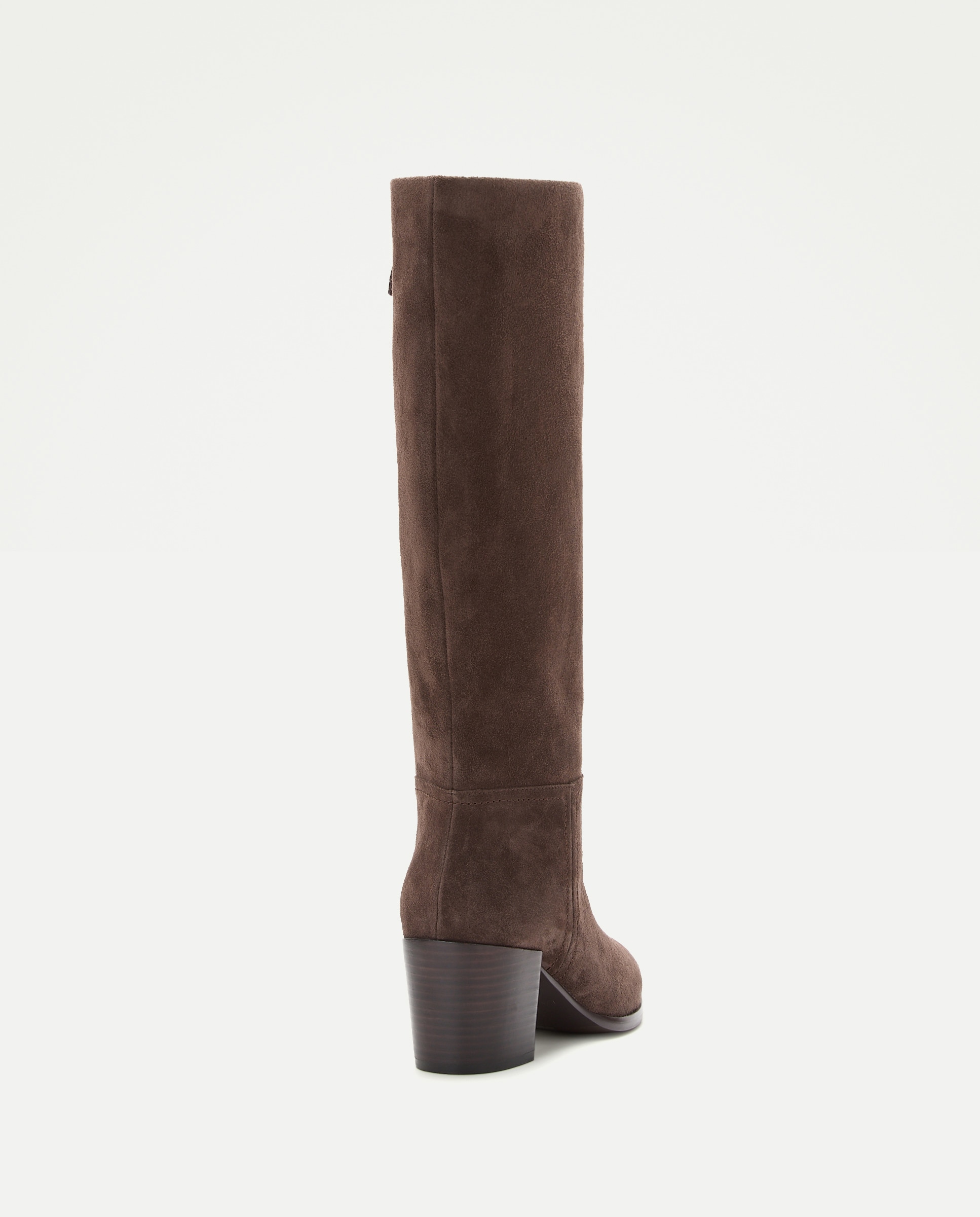 Botas Essencial em Croute com Salto Castanho-3