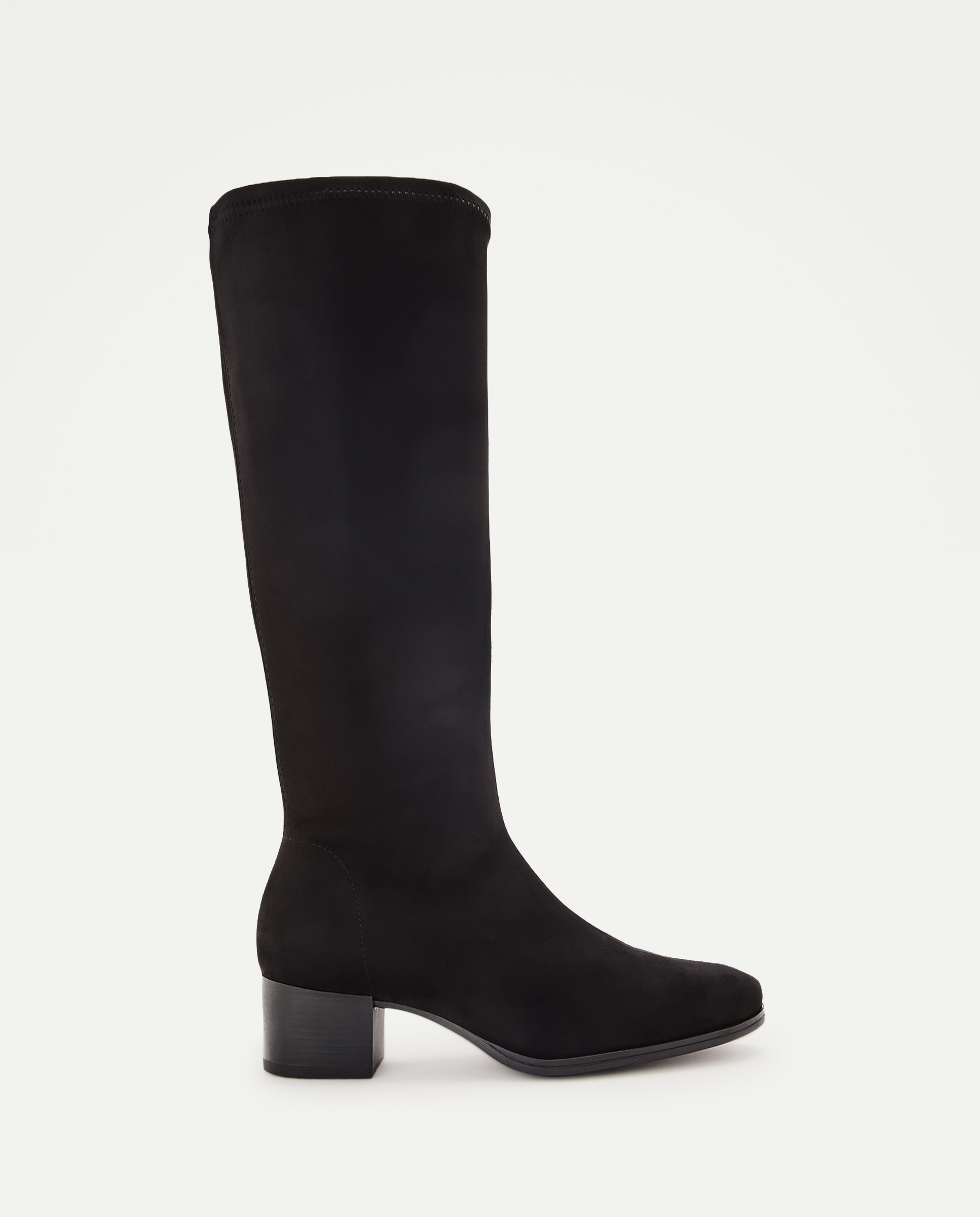 Botín de mujer con tacón elástico - Latouche Comfort - Negro Negro-1