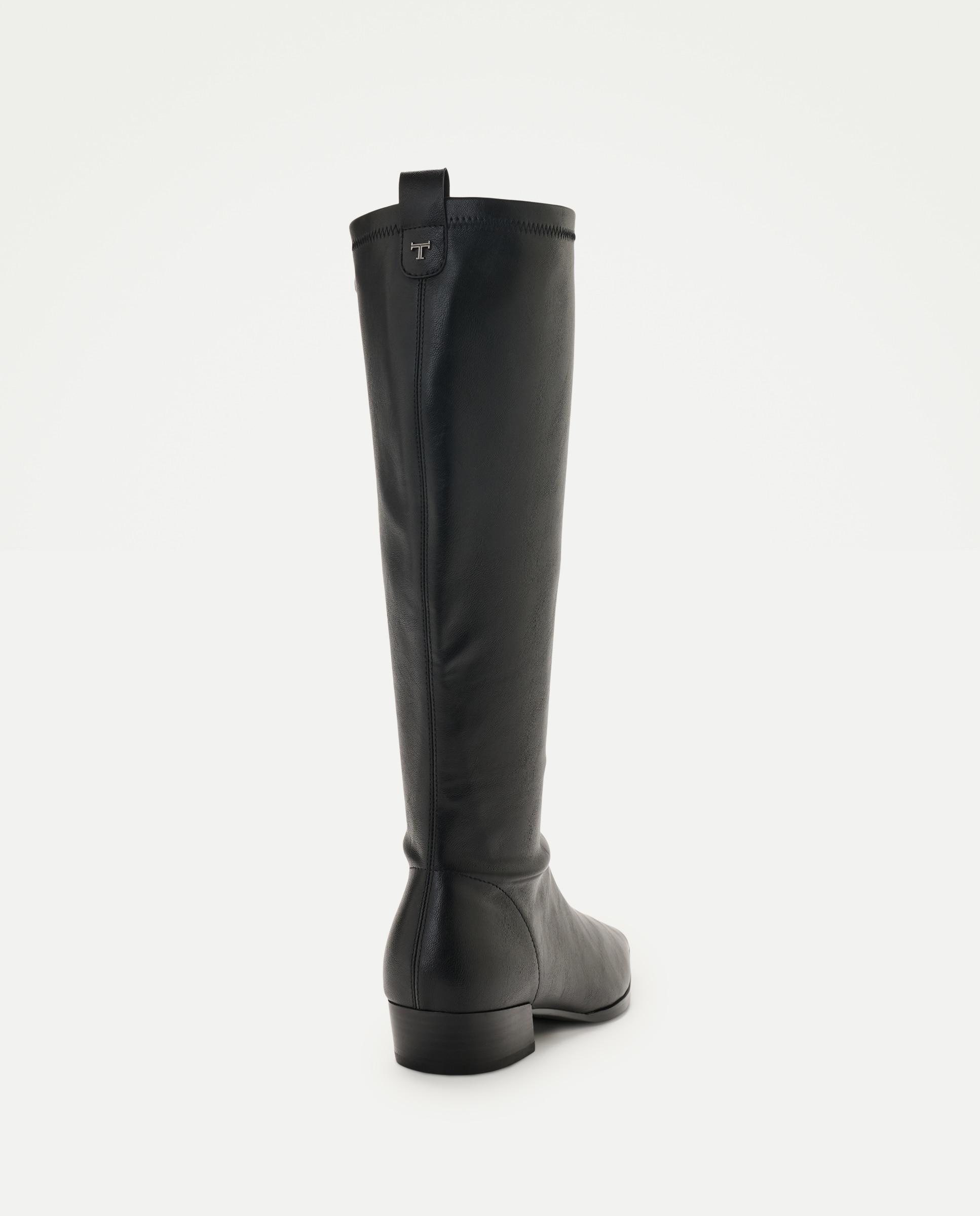 Botas Rasas Elásticas Preto-3
