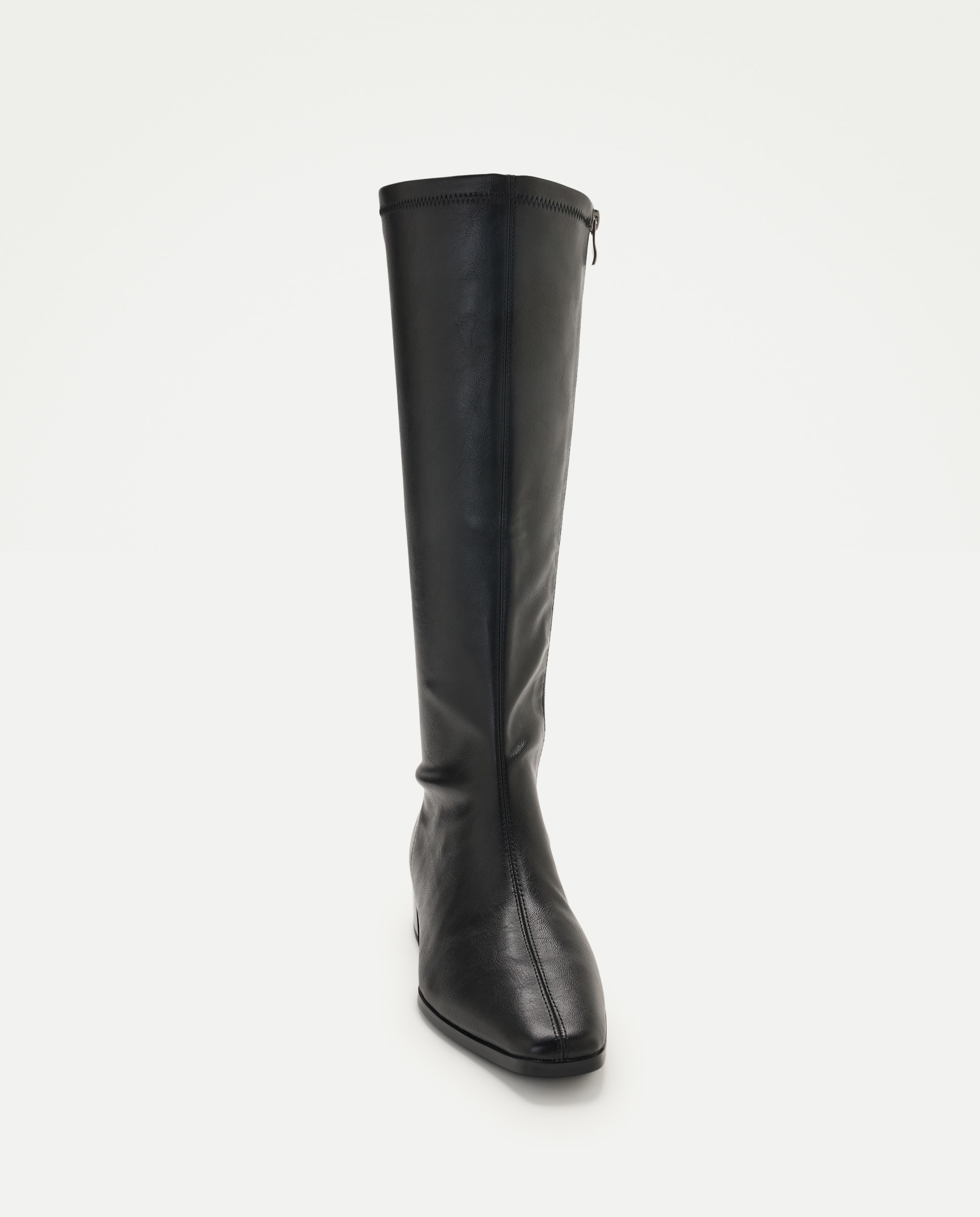 Botas Rasas Elásticas Preto-4