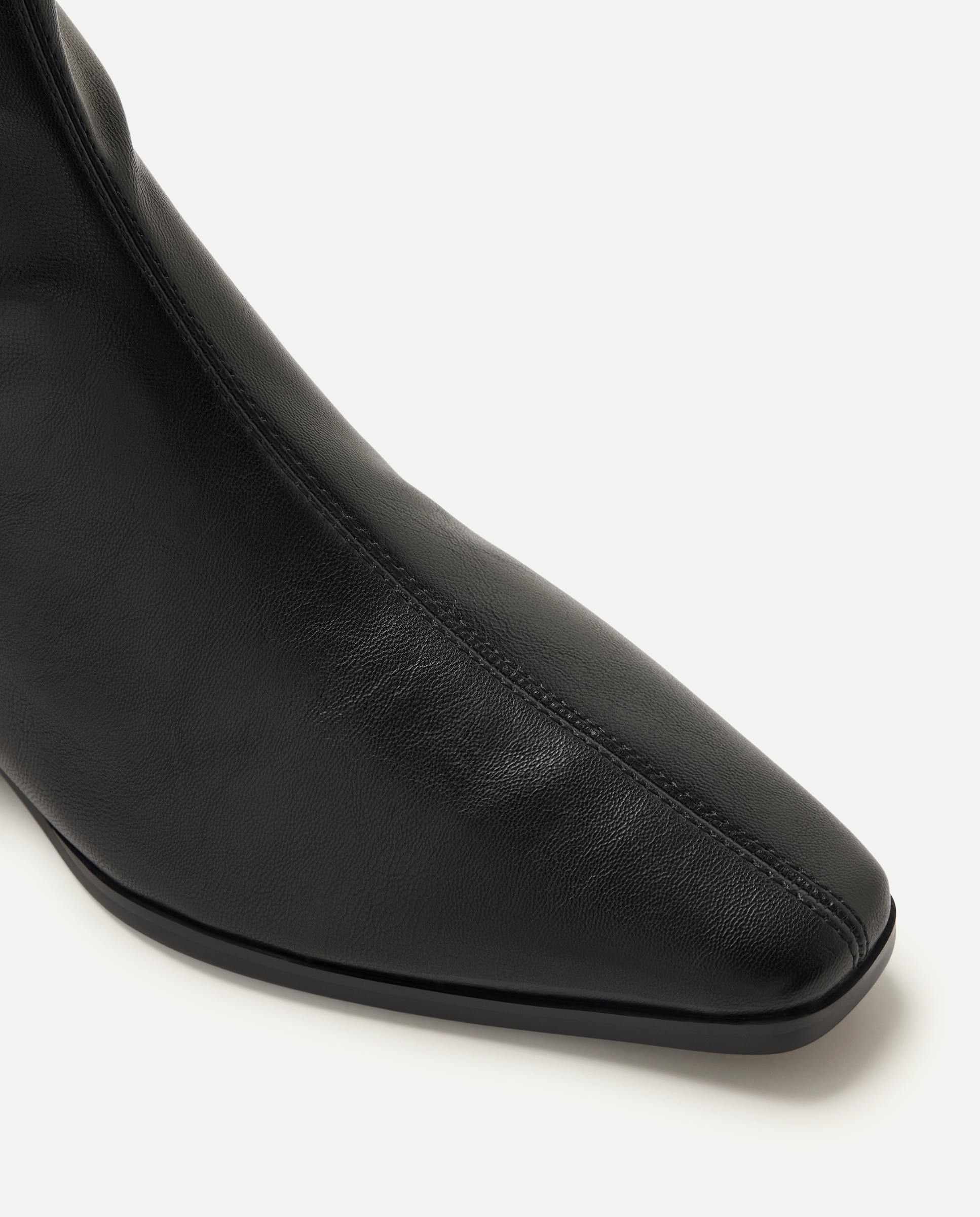 Botas Rasas Elásticas Preto-5