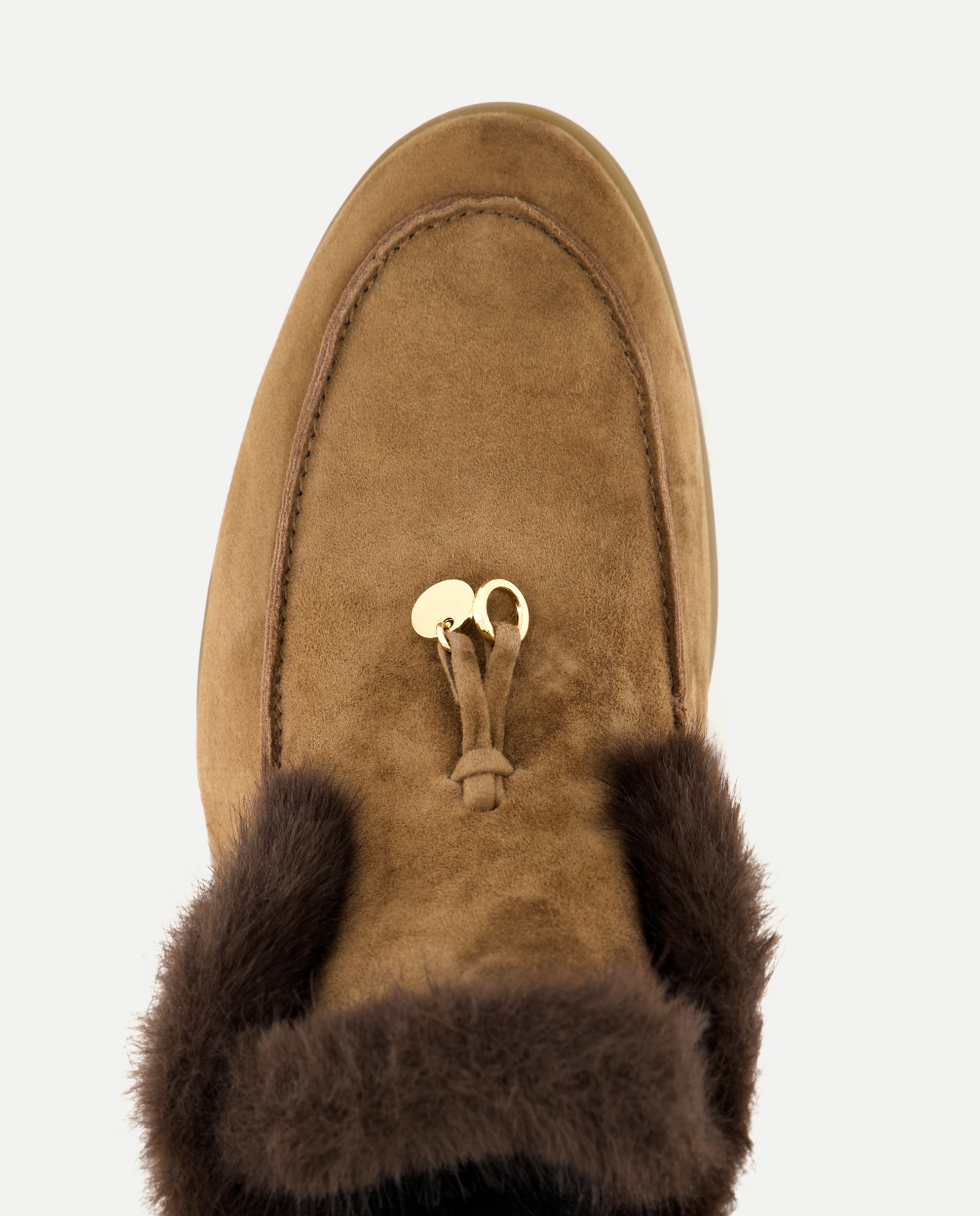 Botins Rasos com Adorno Castanho-4