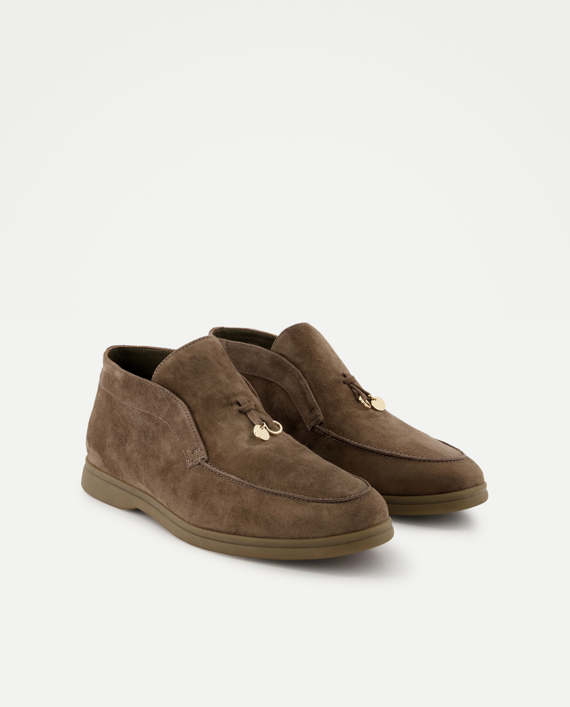 Botins Rasos com Adorno Vison Claro-2