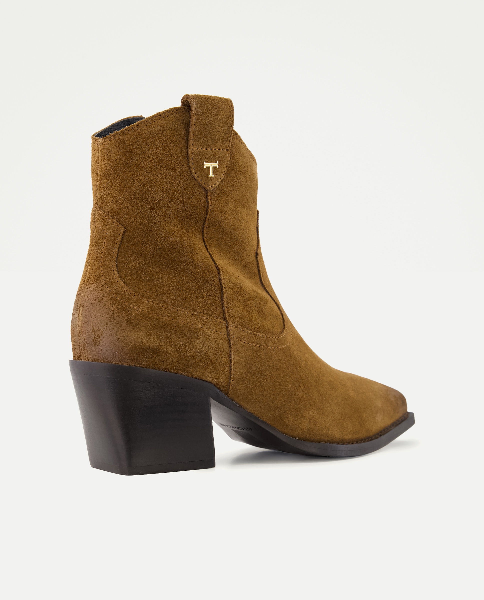 Botines de tacón de mujer estilo campero - Latouche - 730 Camel 730 Camel-3